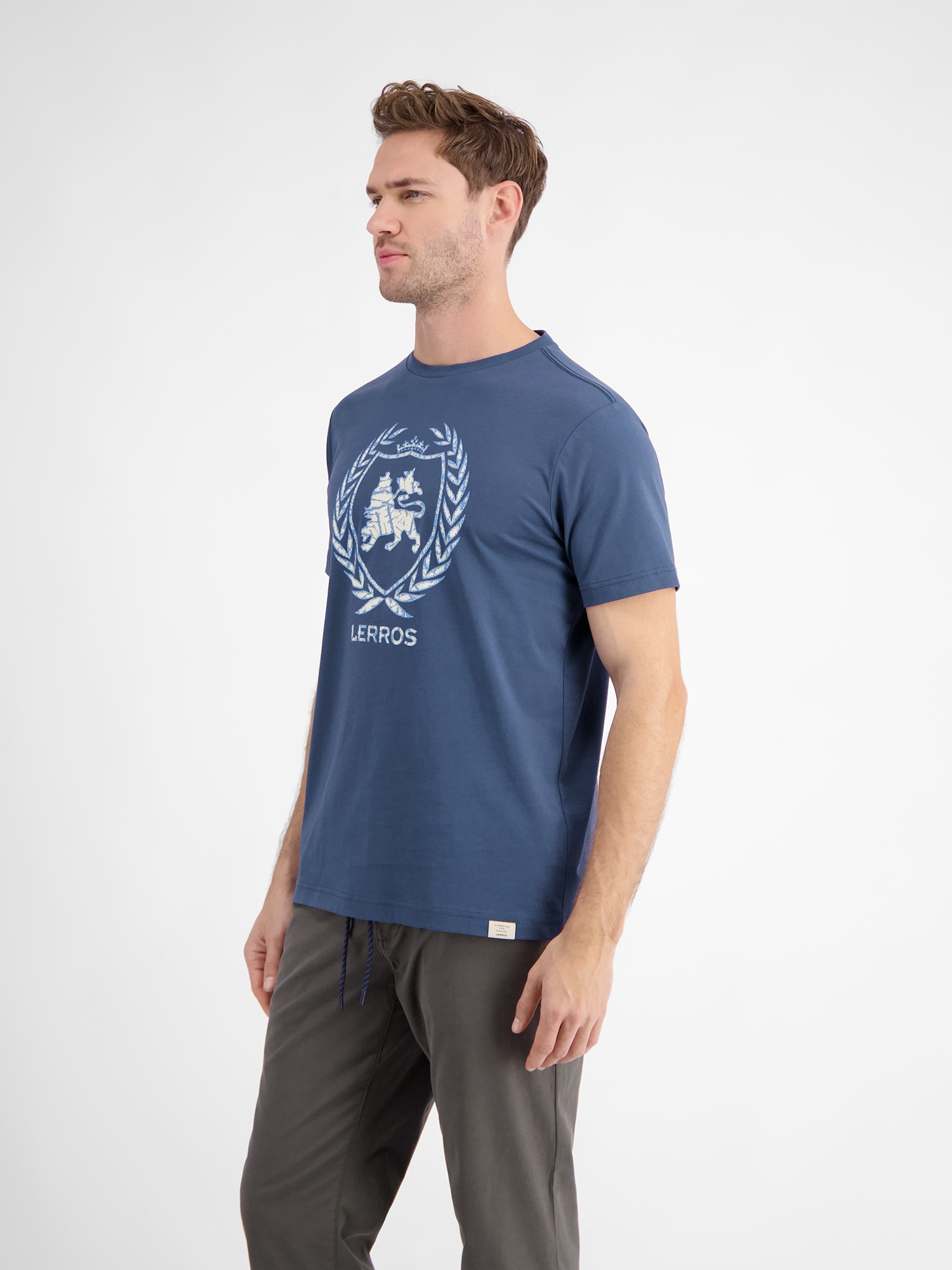 LERROS T-Shirt »LERROS T-Shirt mit Logoprint«