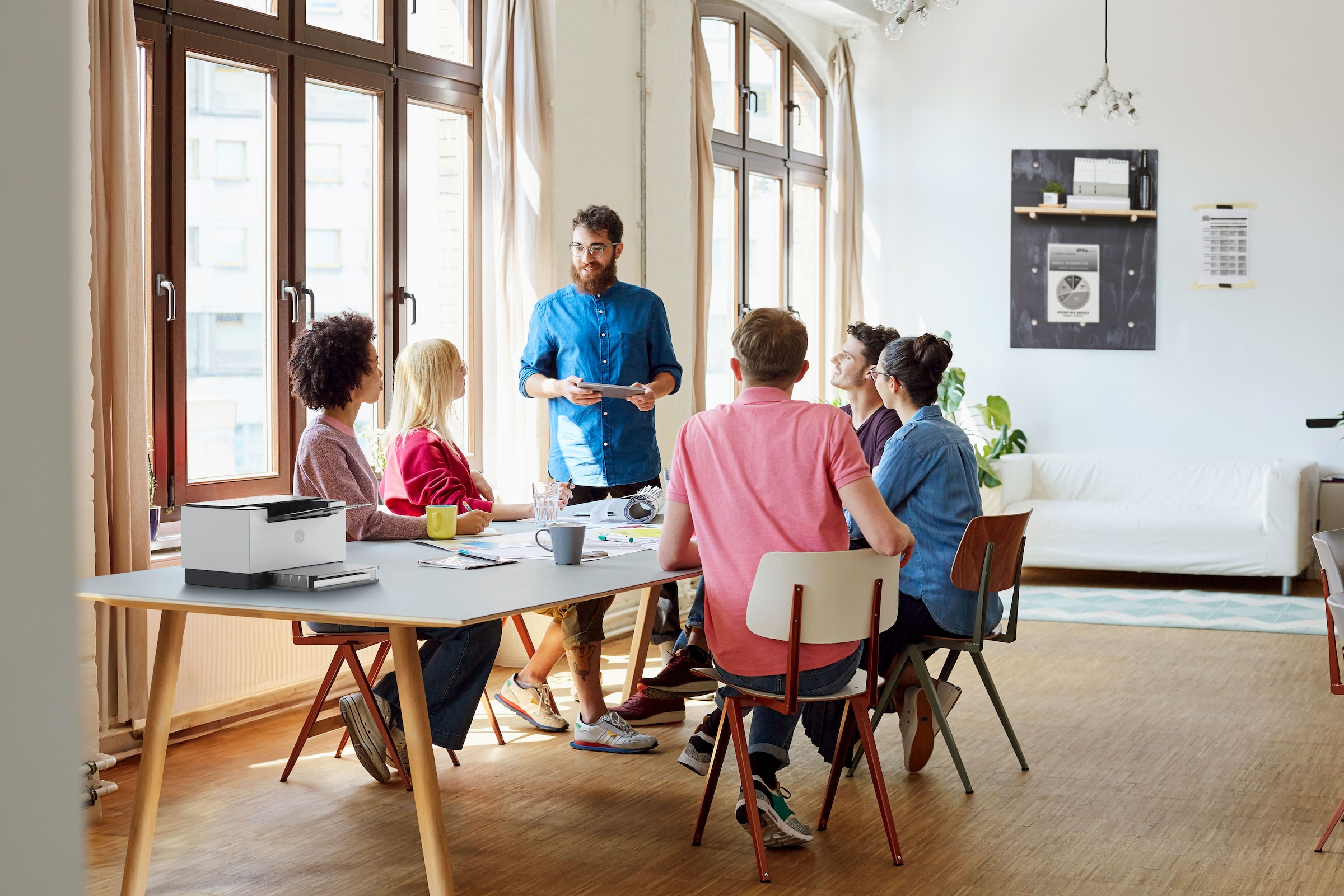 HP Schwarz-Weiß Laserdrucker »LaserJet M209d«