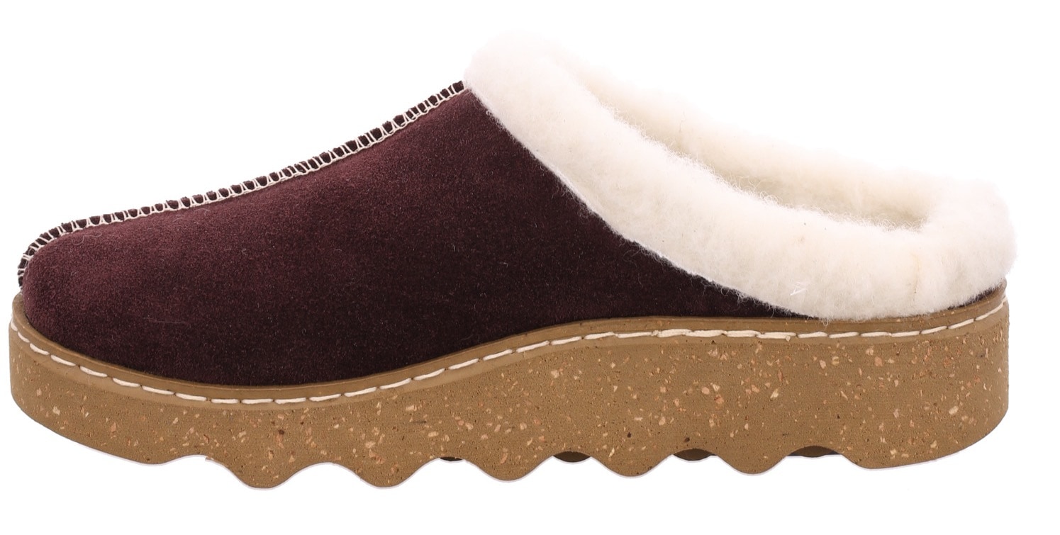 Rohde Pantoffel »FOGGIA-D«  Hausschuh, Clog mit herausnehmbarer Innensohle aus Lammwolle