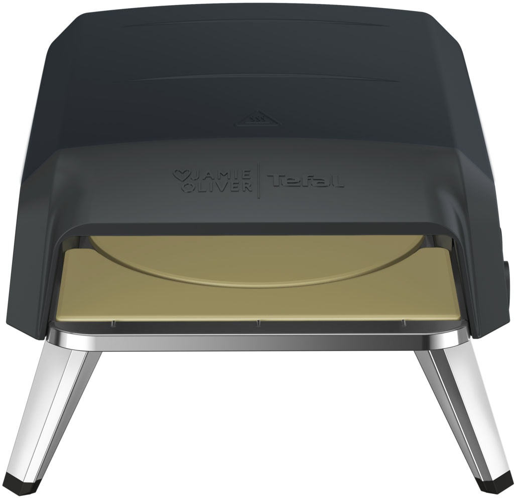 Tefal Pizzaofen »Jamie Oliver by Tefal Pizza Pronto, kompakter Gaspizzaofen für Zuhause«, 360° drehender Pizzastein, bis zu 400 °C, inkl. Pizzaschaufel, JM4168