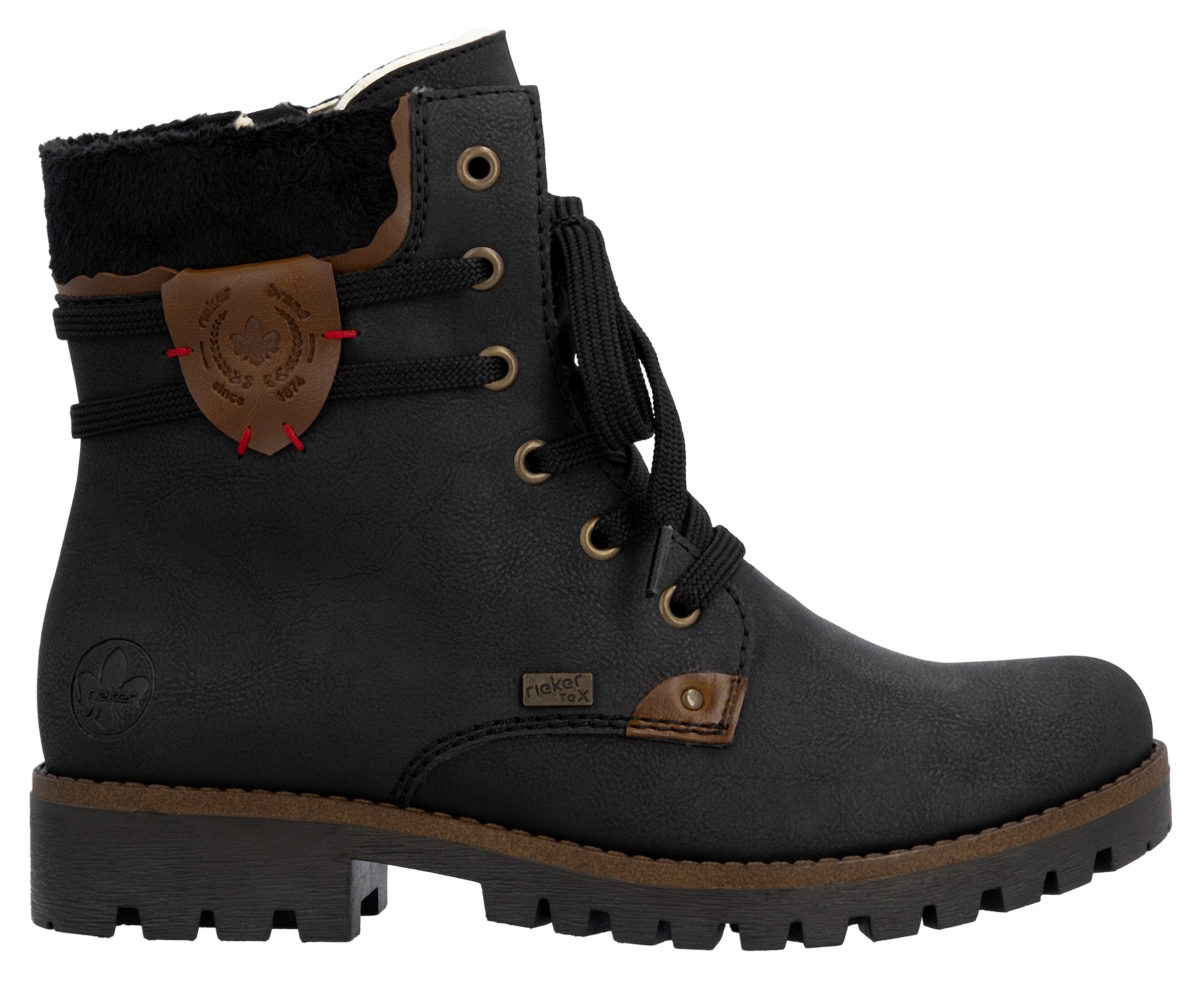 Rieker Winterboots, Winterstiefelette, Schnürstiefelette, Boots mit Tex-Ausstattung