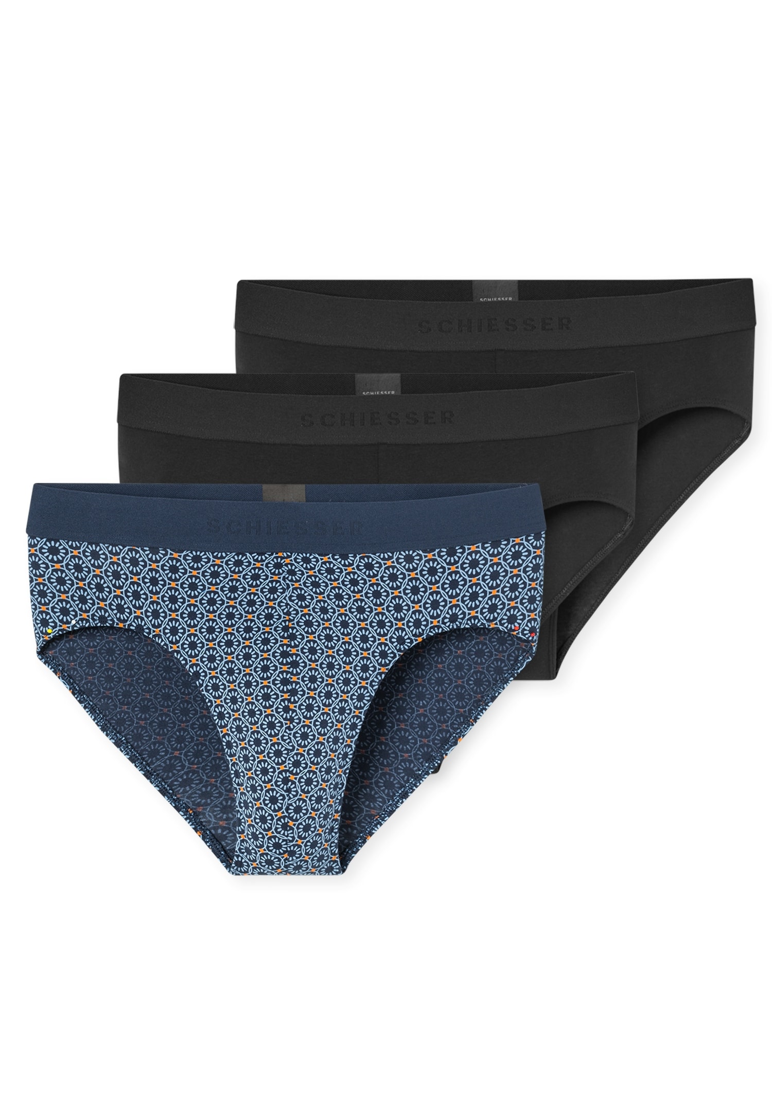 Schiesser Rioslip »95/5 Multipacks« 3er Pack,  ohne Eingriff, softer Logo-Webgummibund