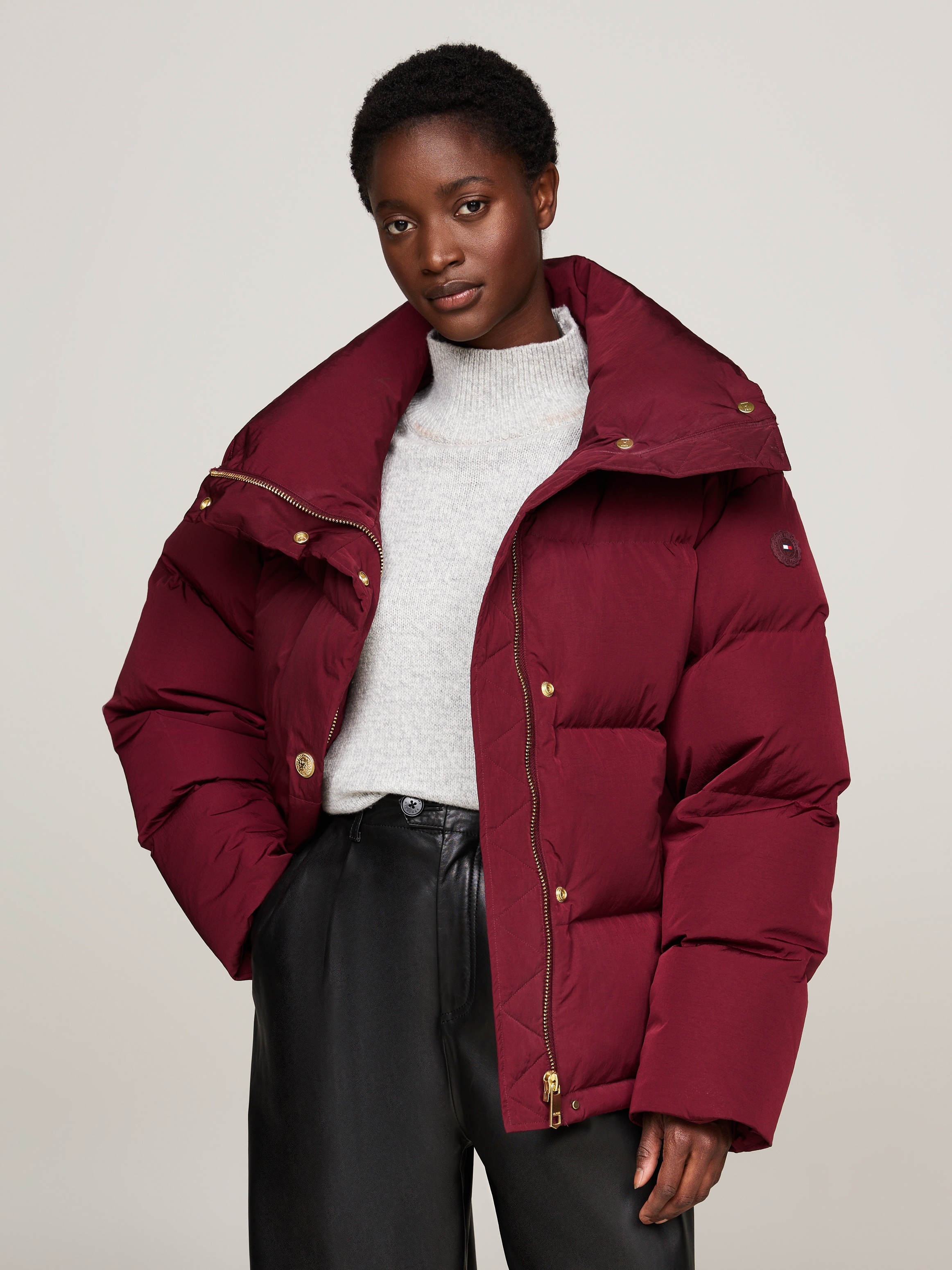 Tommy Hilfiger Steppjacke, mit Logorpägung