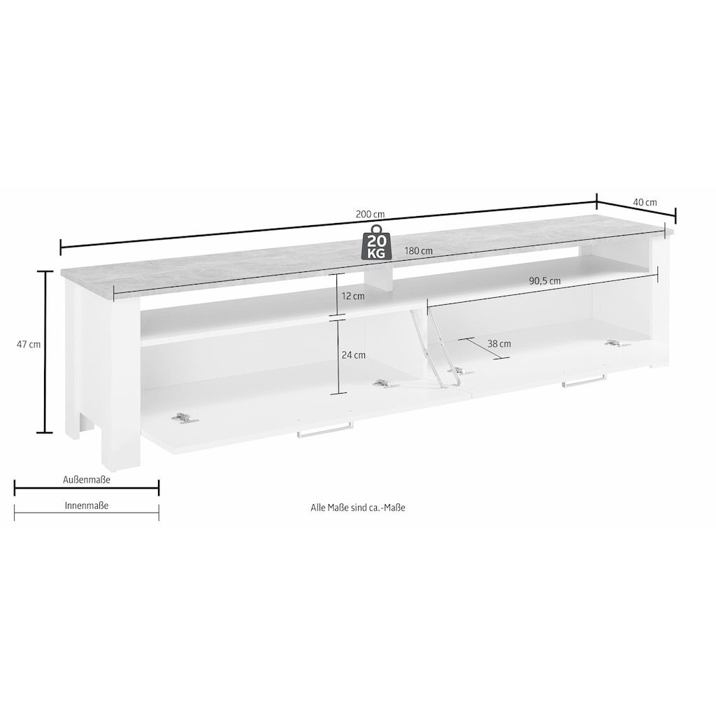 Homexperts Lowboard »Zabona«