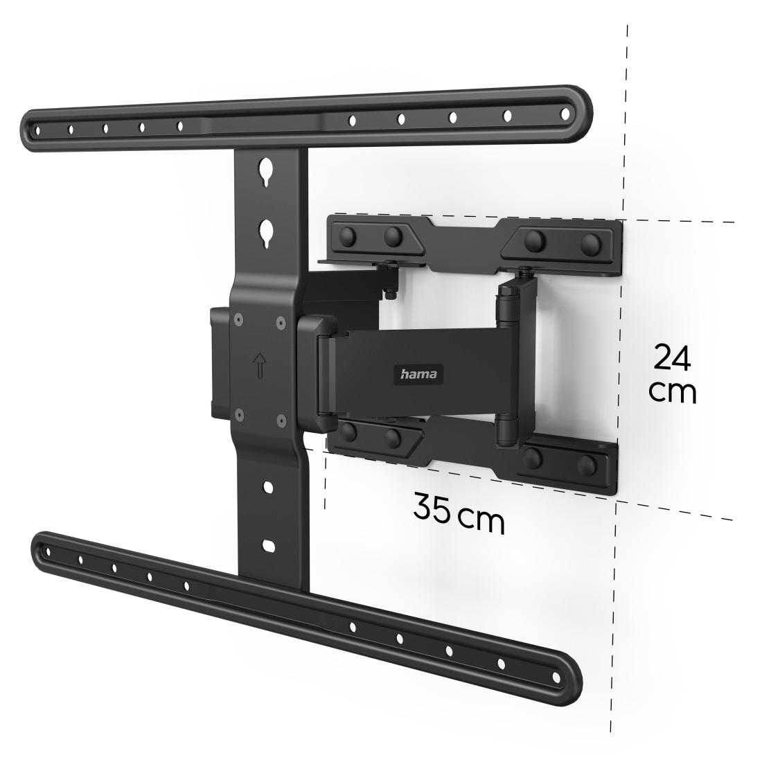 Hama TV-Wandhalterung »ultraslim, schwenkbar, vollbeweglich, 37“-90", 43, 50, 55, 65, 75«, bis 229 cm Zoll