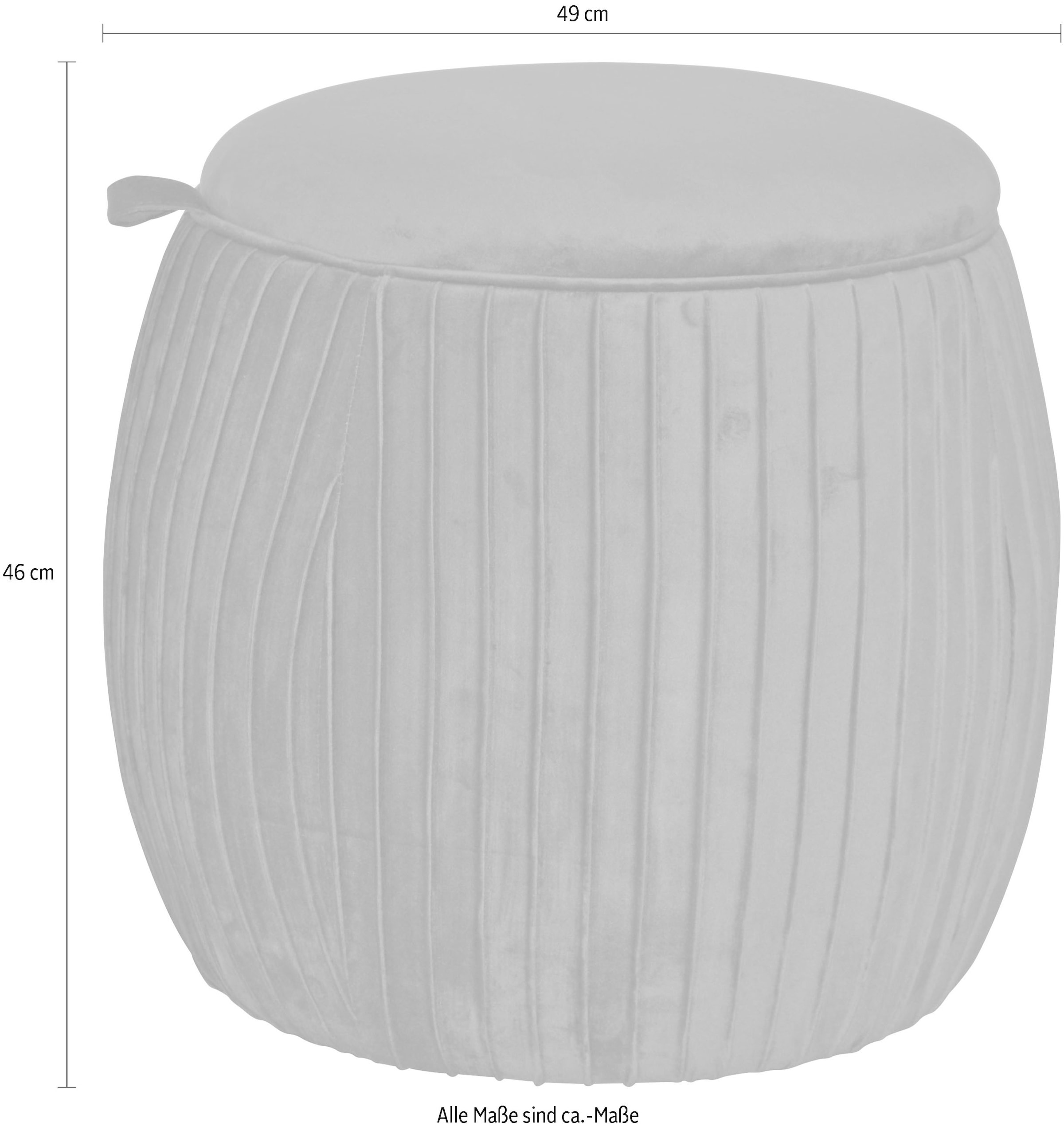 Home affaire Stauraumhocker 1 Stk. tlg.