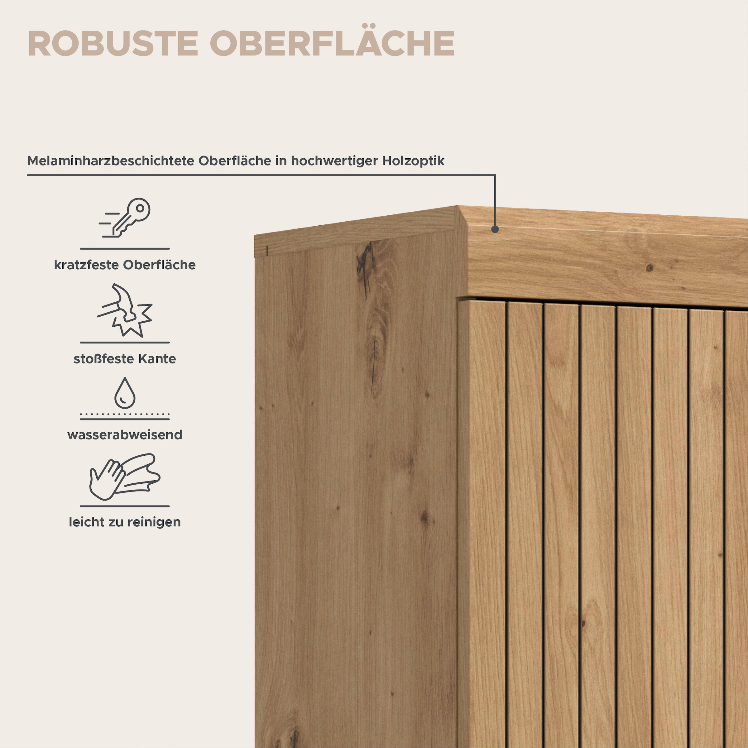 welltime Hängeschrank »SIENA, Breite 74cm, 2 Türen, 1 offenes Fächer, MDF-Front« TOPSELLER!,  in verschiedenen Farben erhältlich, Badmöbel, Badschrank, Schrank, Bad