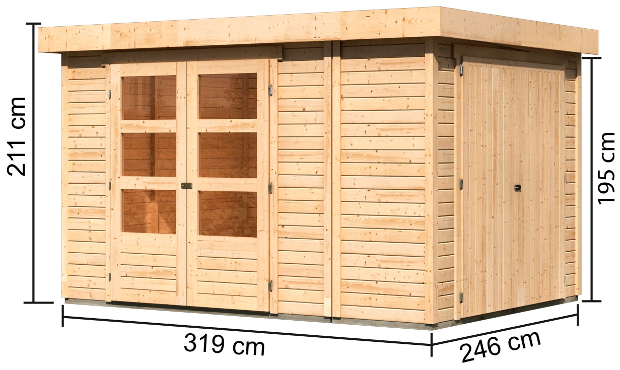 Karibu Gartenhaus »Retola 4«