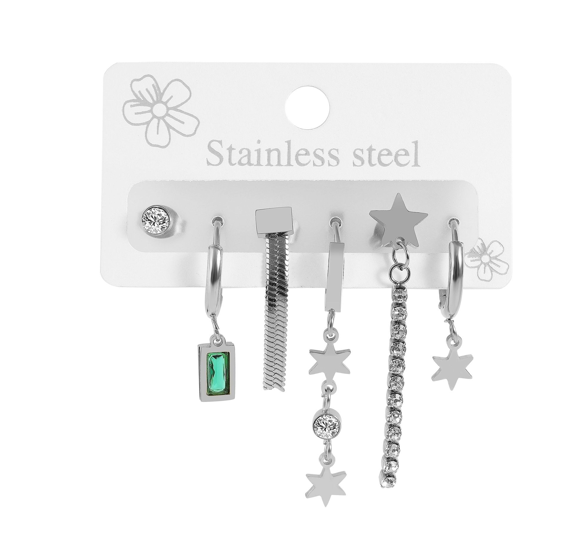 Adelia´s Paar Ohrstecker »Damen Ohrringe ¿ Ohrstecker aus Edelstahl«