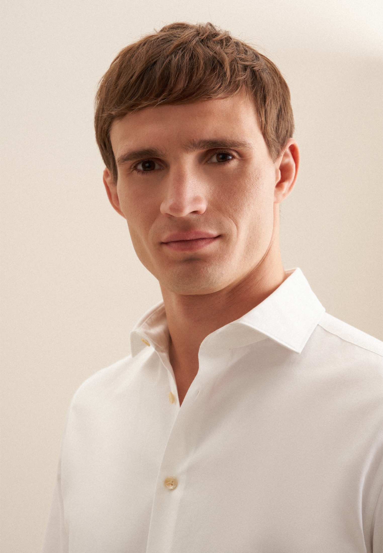 seidensticker Businesshemd Slim 1/1 Kentkragen Uni