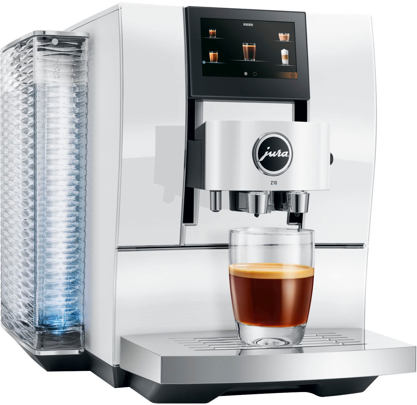 JURA Kaffeevollautomat »15410 Z10 Diamond White (EA)« 51 Spezialitäten, Touch, Light & Cold Brew