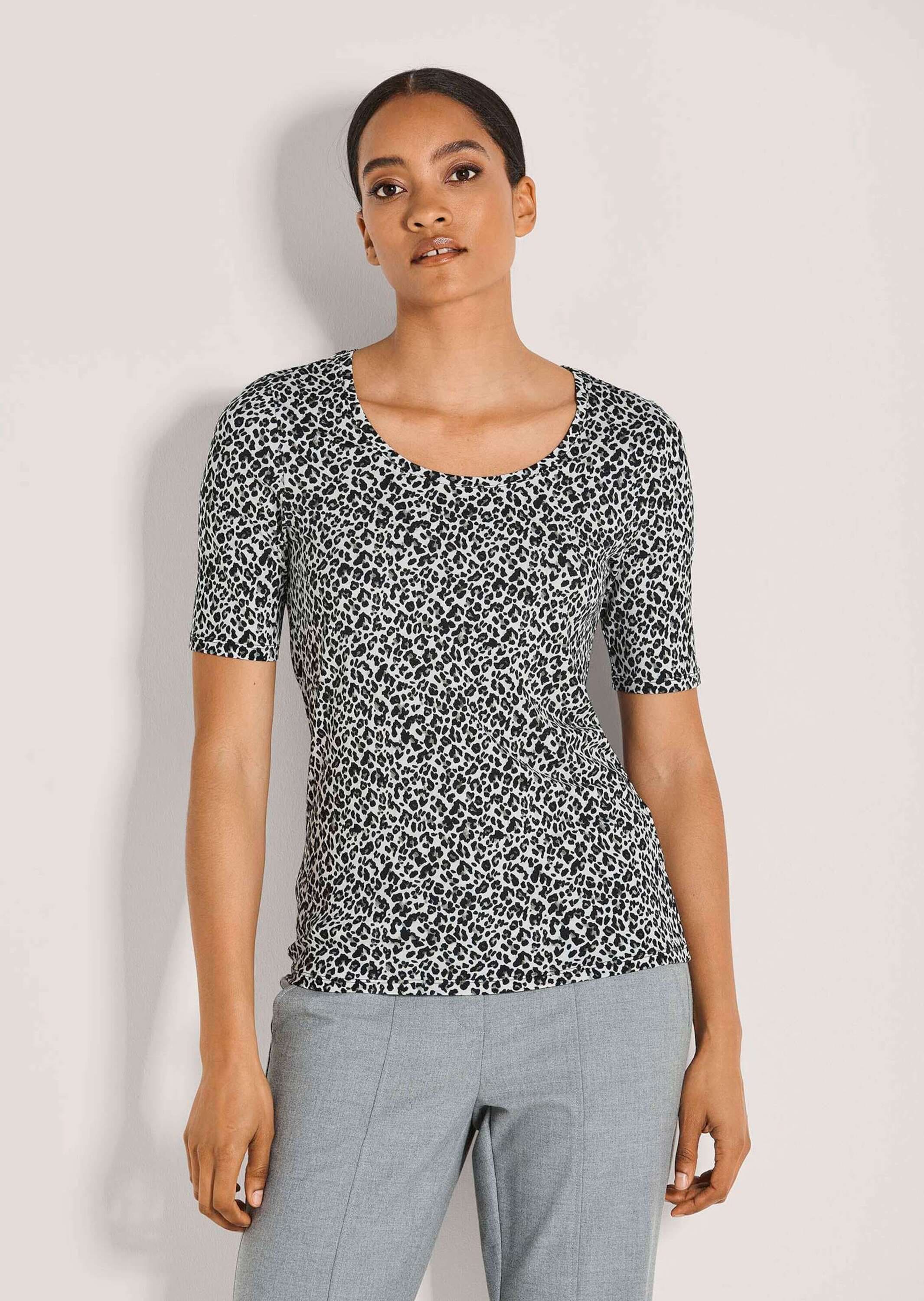 MADELEINE Kurzarmshirt »Shirt Halbarmshirt mit Animal-Print«