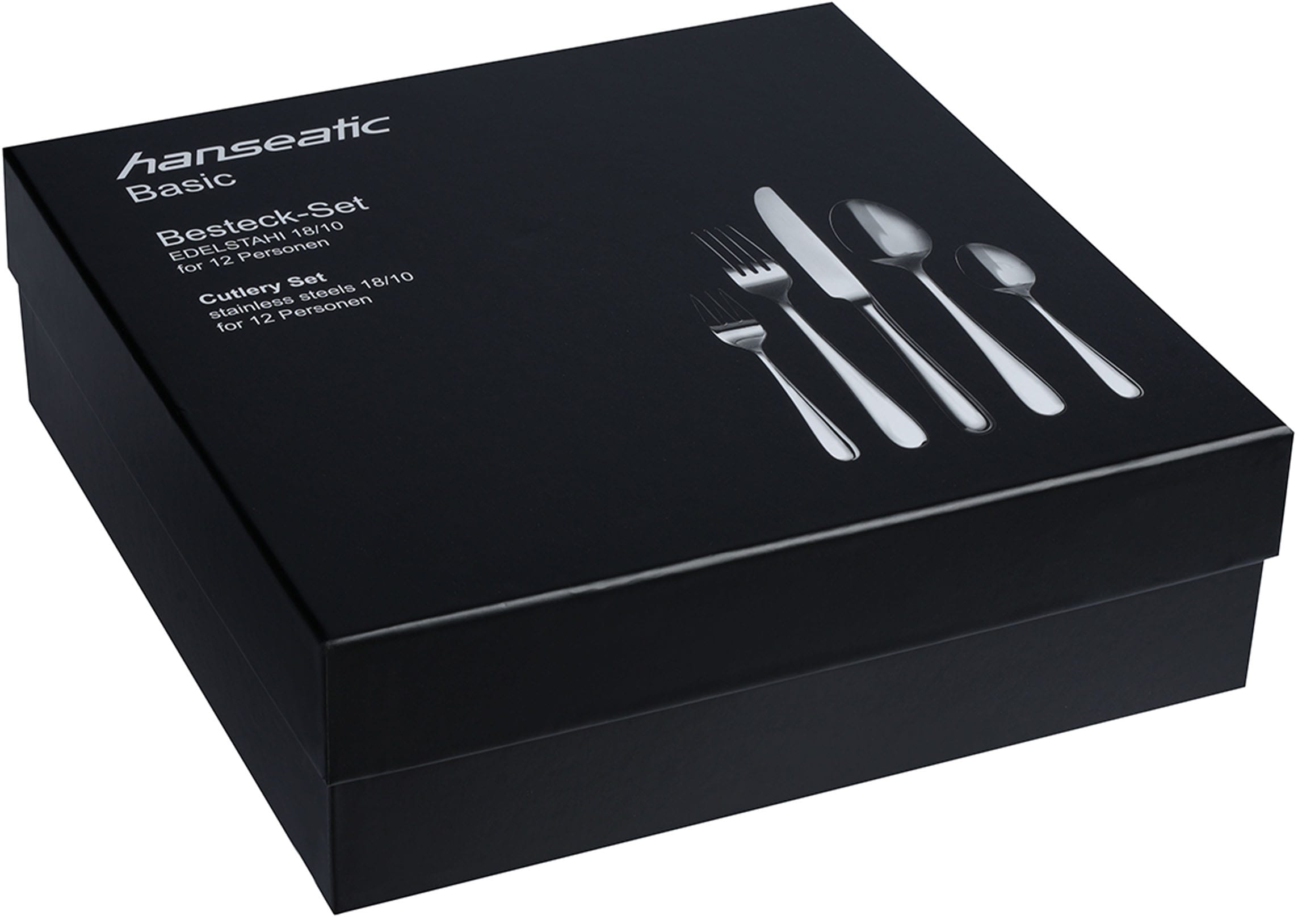 Hanseatic Besteck-Set »BASIC«, (Set, 60 tlg.), modischer Klassiker