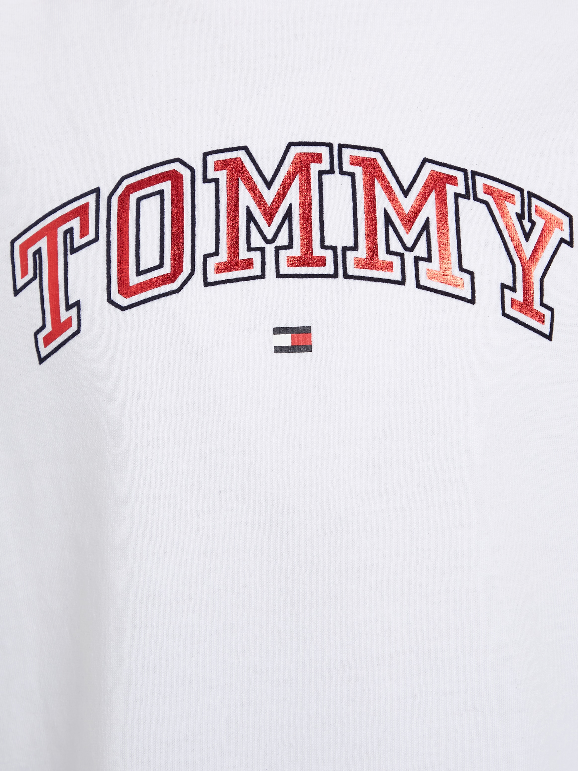 Tommy Hilfiger Kurzarmshirt »VARSIY FOIL REG TEE SS«, Kinder bis 16 Jahre mit Logoprägung