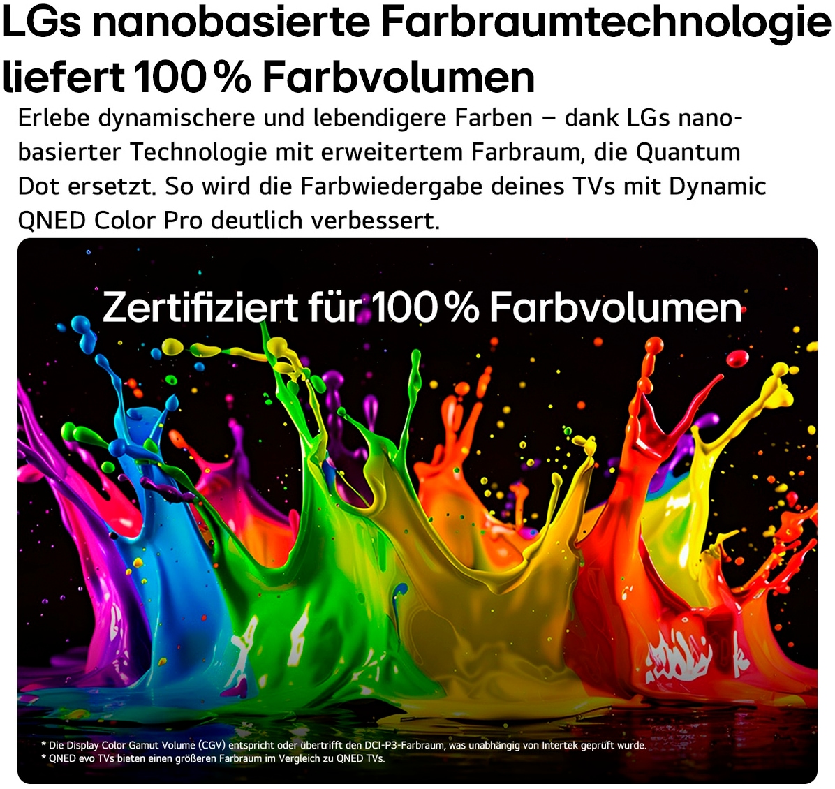 LG QNED-Fernseher »65QNED82B6B« 164 cm/65 ″ Smart-TV