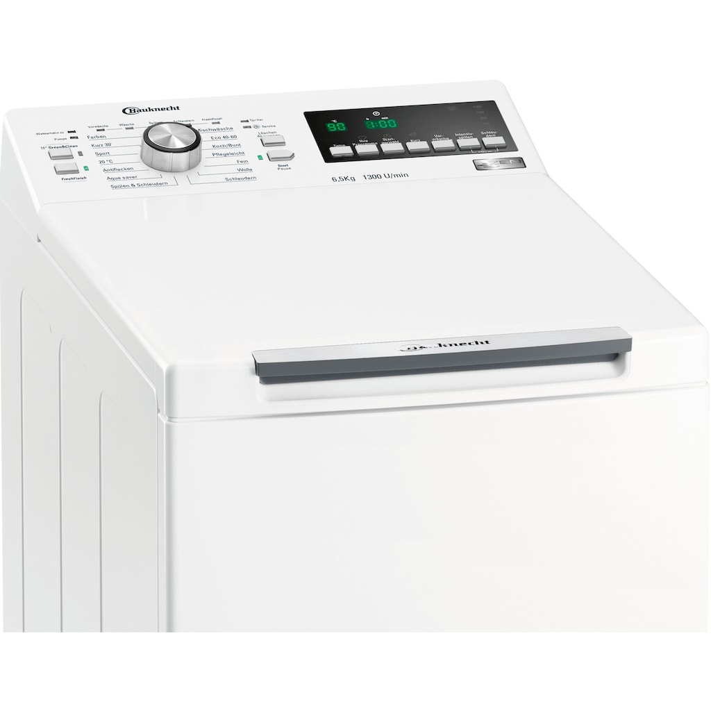 BAUKNECHT Waschmaschine Toplader »WAT 6513 DD N«, WAT 6513 DD N, 6,5 kg, 1300 U/min, 4 Jahre Herstellergarantie