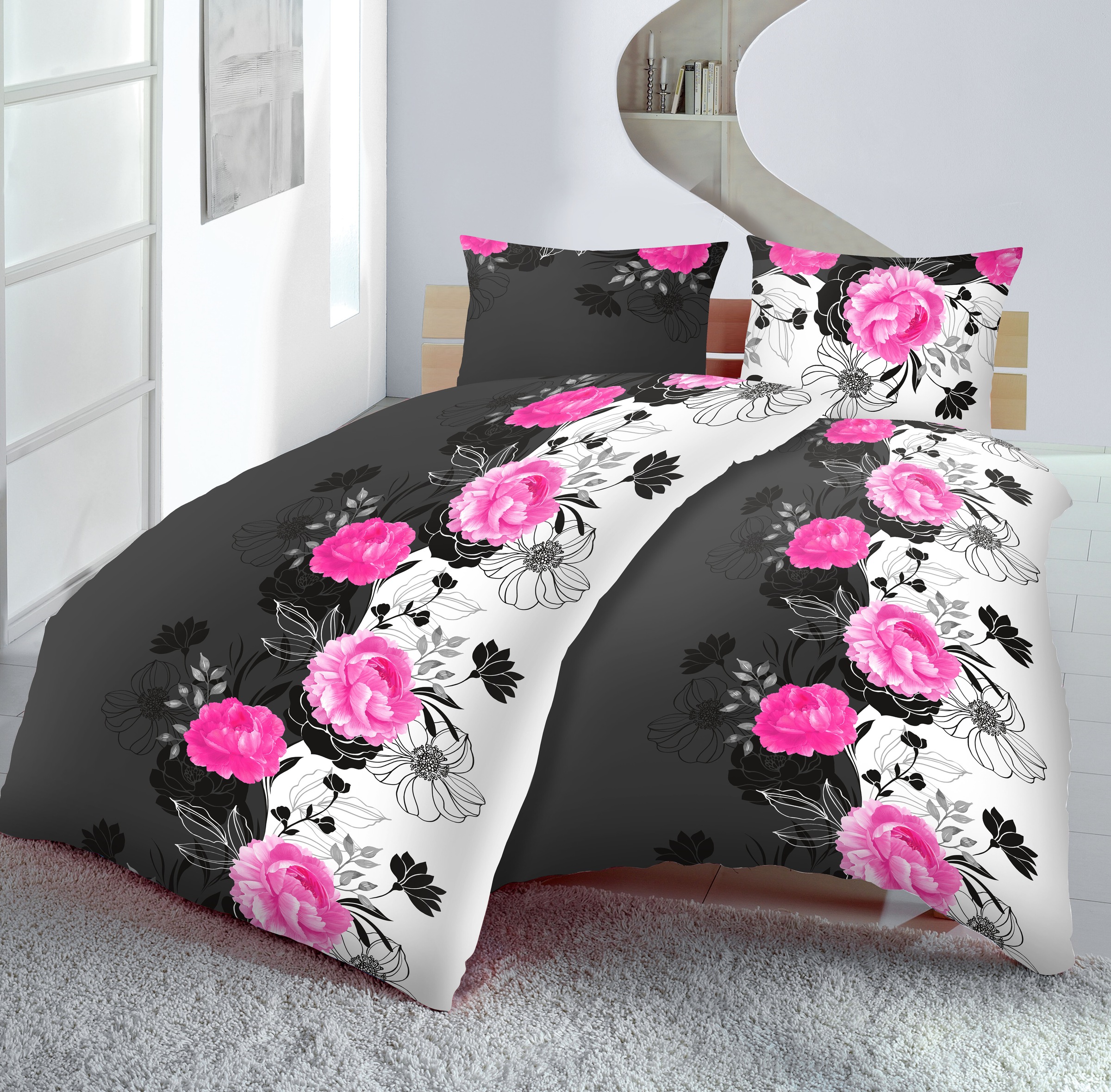Bettwäsche »6-teiliges Set, Leticia, Microfaser«, (6 tlg.) kaufen
