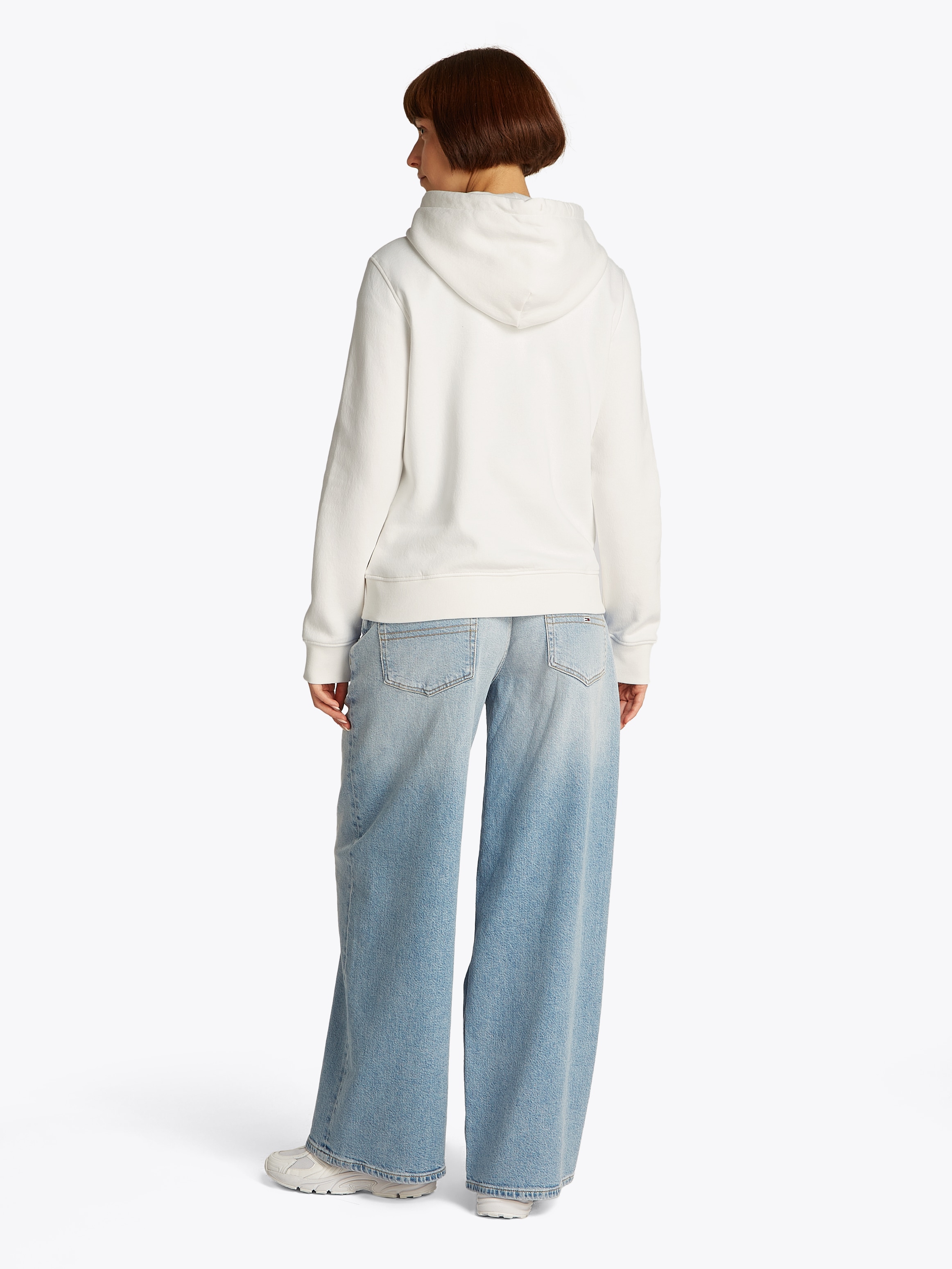 Tommy Jeans Curve Kapuzensweatshirt »TJW REG TONAL LINEAR HOODIE EXT«, in Großen Größen, Kapuze, Logostickerei