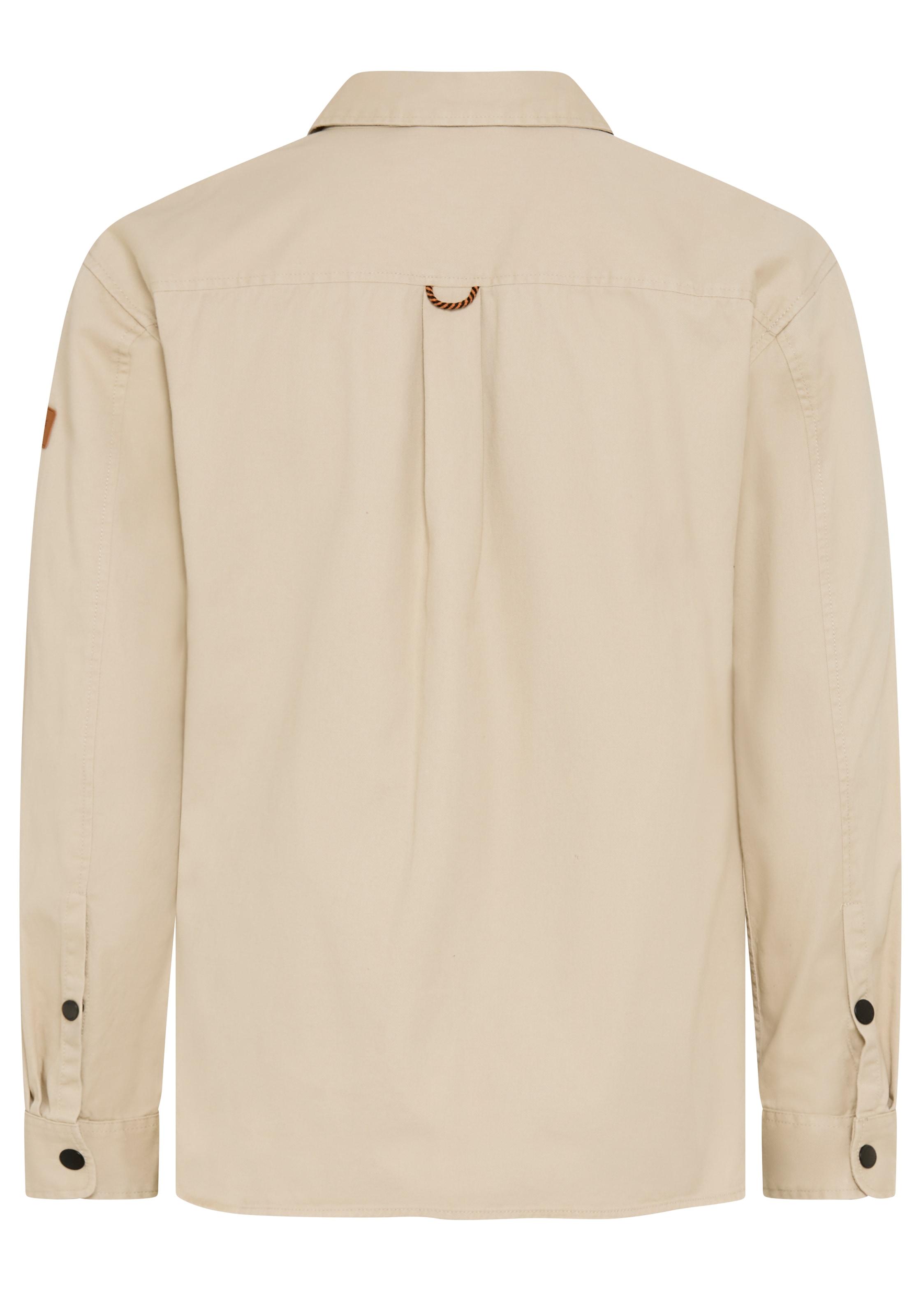 KangaROOS Langarmhemd mit Druckknöpfen aus Twill