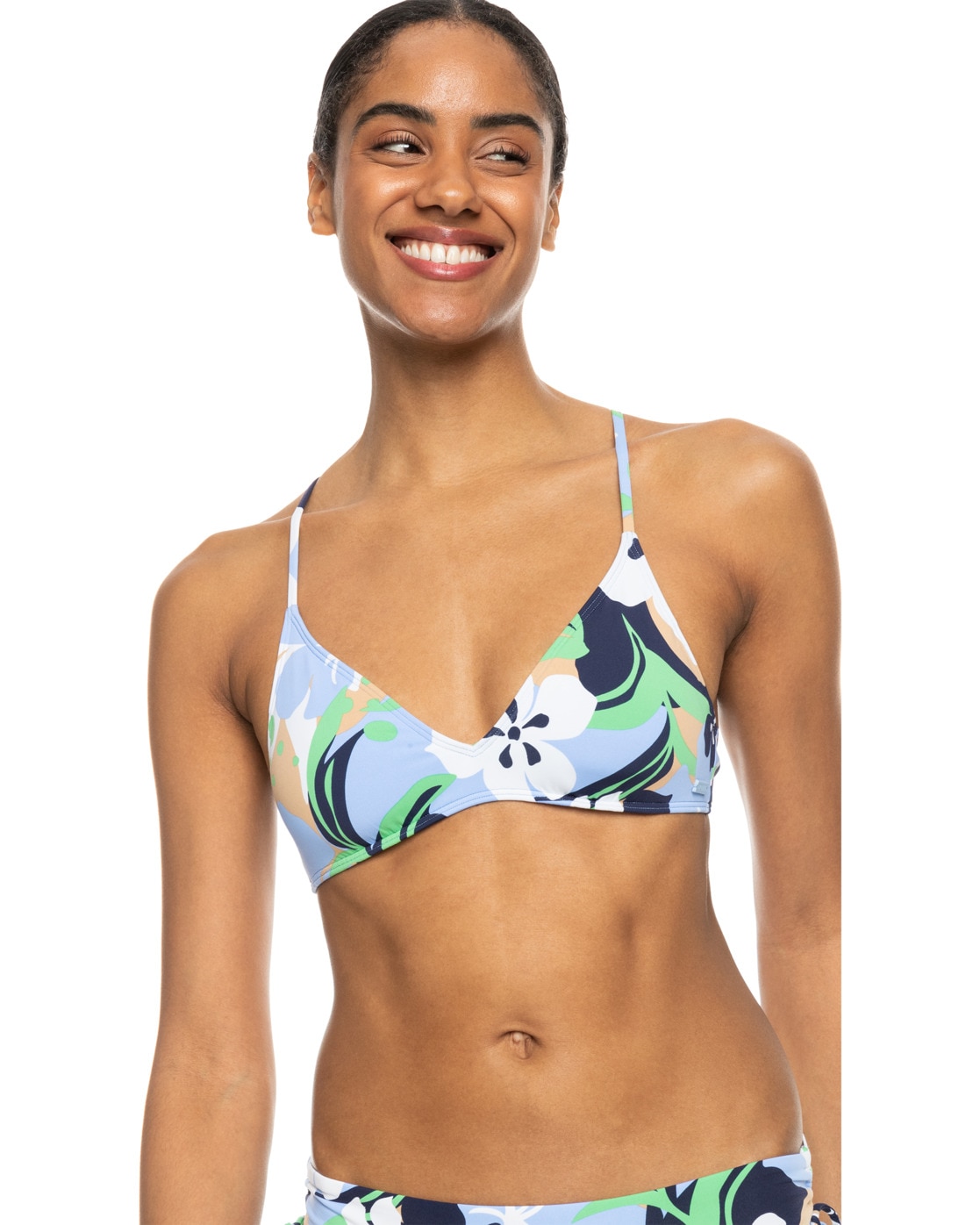 Roxy Bandeau-Bikini-Top »Printed Beach Classics«