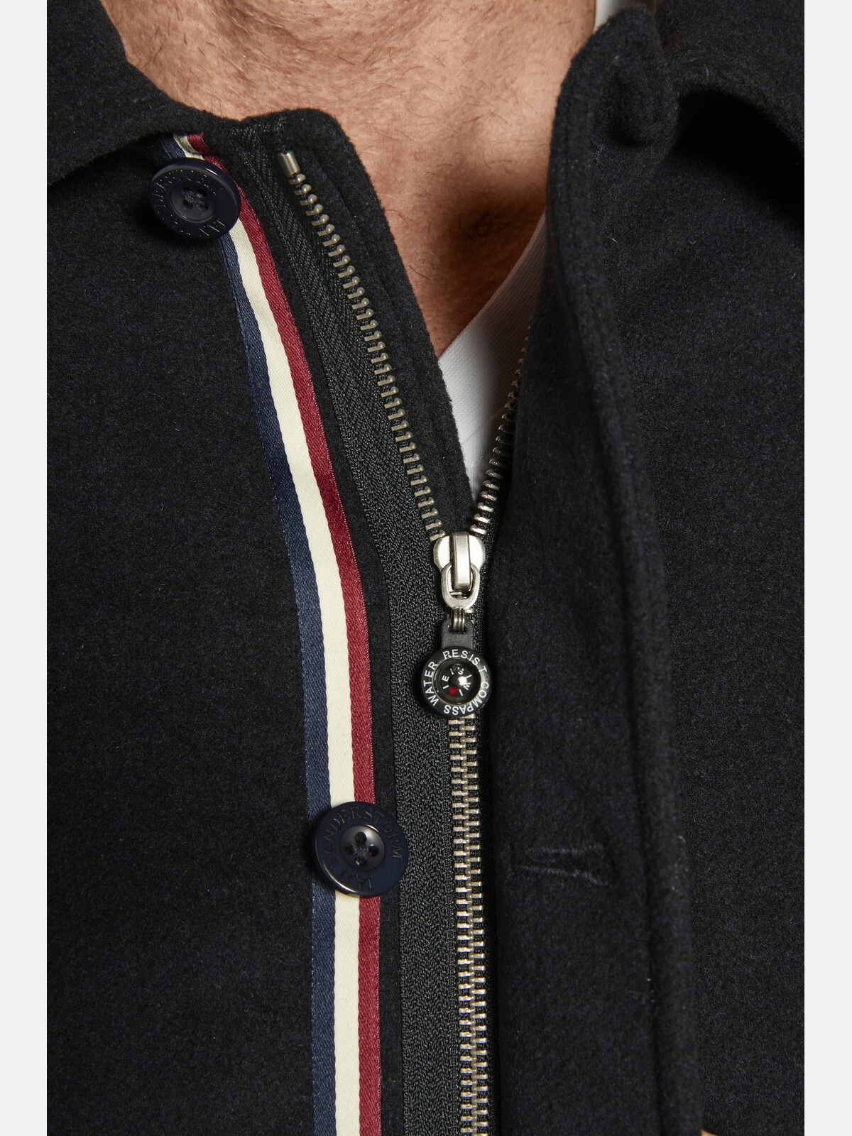 Jan Vanderstorm Wolljacke »Mantel NORMEN«, (1 St.)