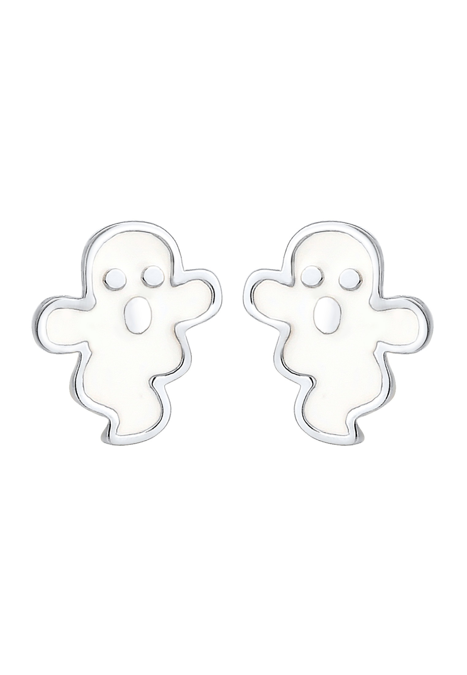 Elli Paar Ohrstecker »Ohrringe Ohrstecker Geist Halloween Emaille 925 Sterling Silber«