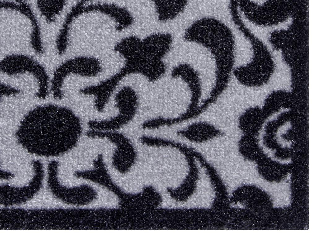 HANSE Home Fußmatte »Ornament, Türmatte«, rechteckig, 7 mm Höhe, Gemustert, Florales Design, Robust, Rutschfest, Eingangsbereich