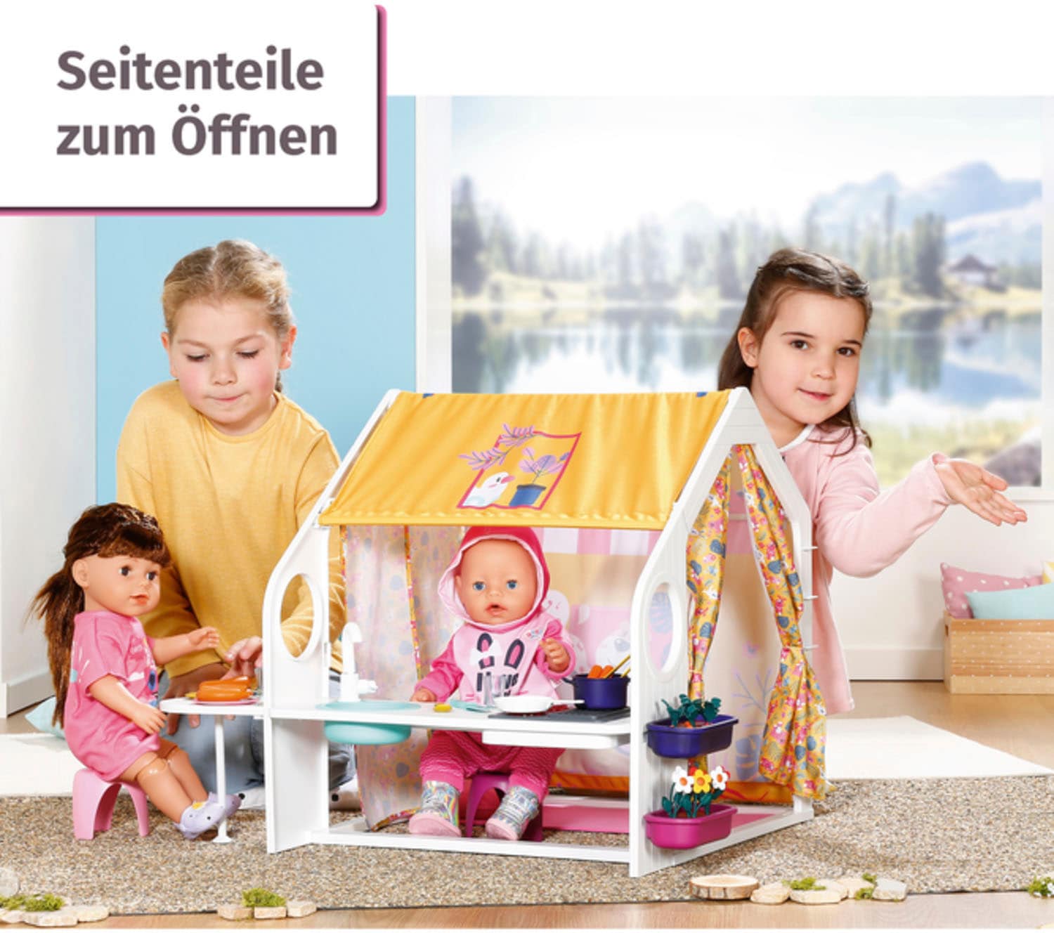 Baby Born Puppenhaus »Weekend Haus«, mit Licht- und Soundeffekten