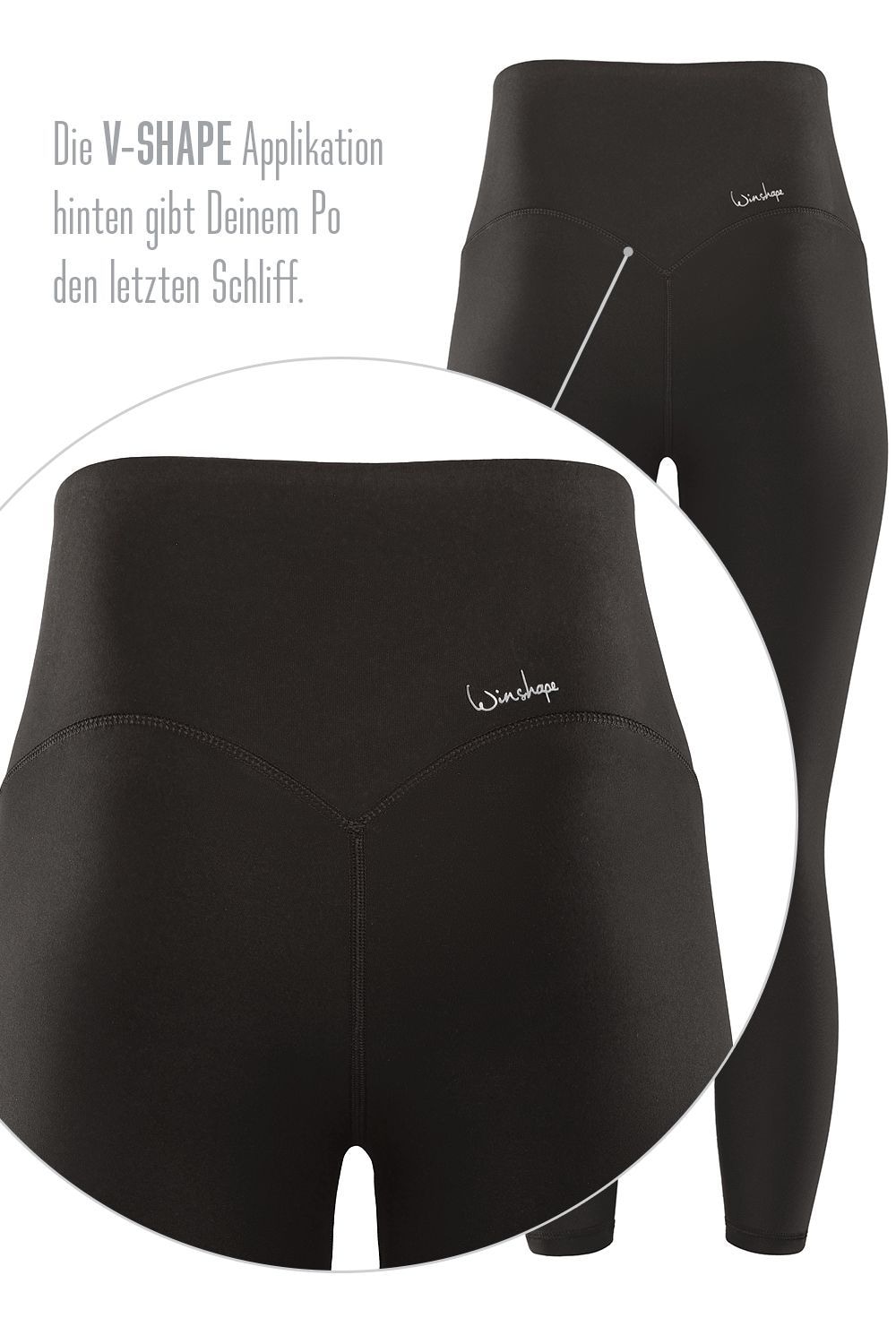 Winshape Leggings »7/8-Tights HWL317C«  mit V-Shape Applikation und Core-Bund