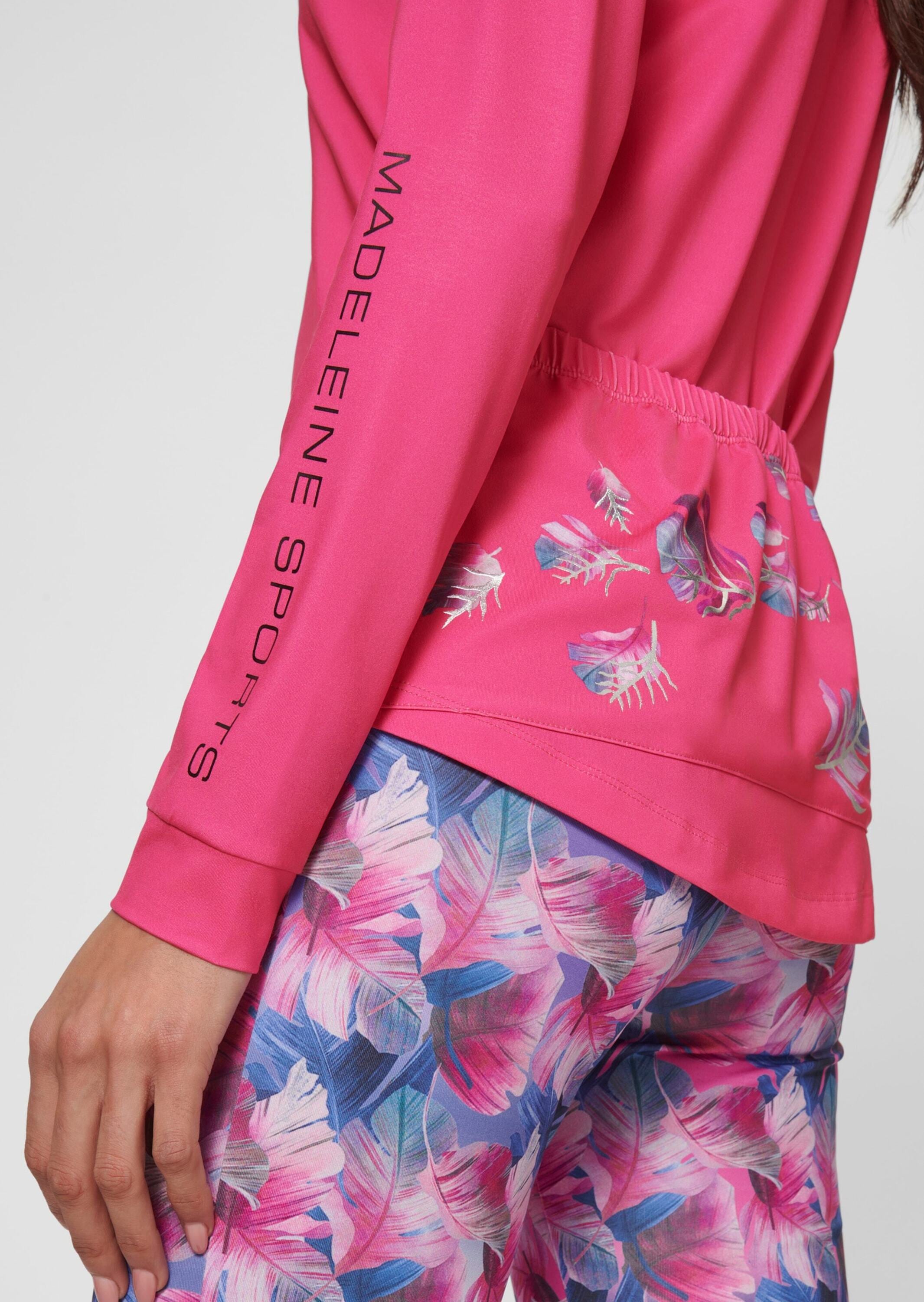 MADELEINE Outdoorjacke »Jacke Radjacke mit Blätter-Foilprint«