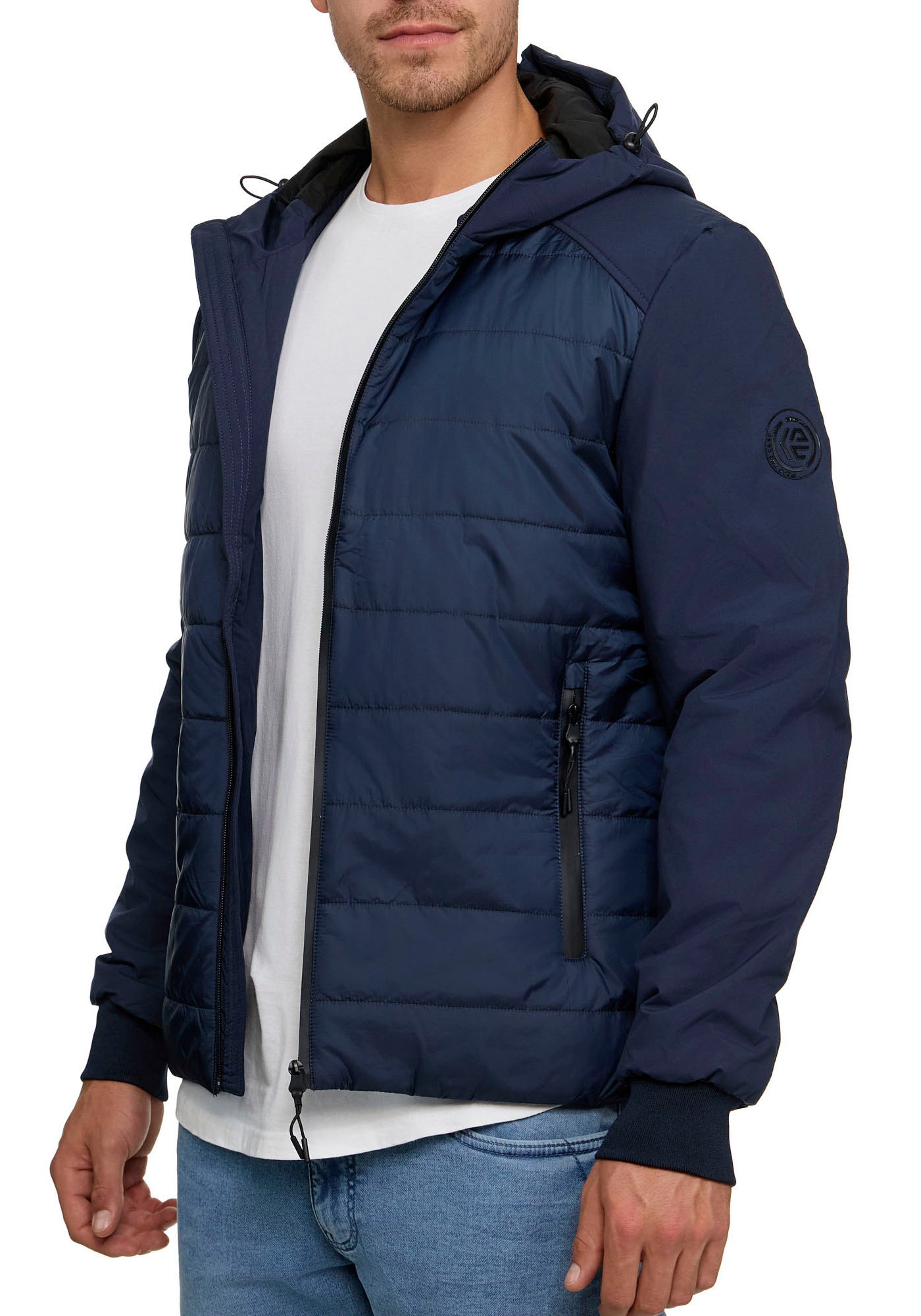 Indicode Steppjacke »INNoqual«, mit Kapuze