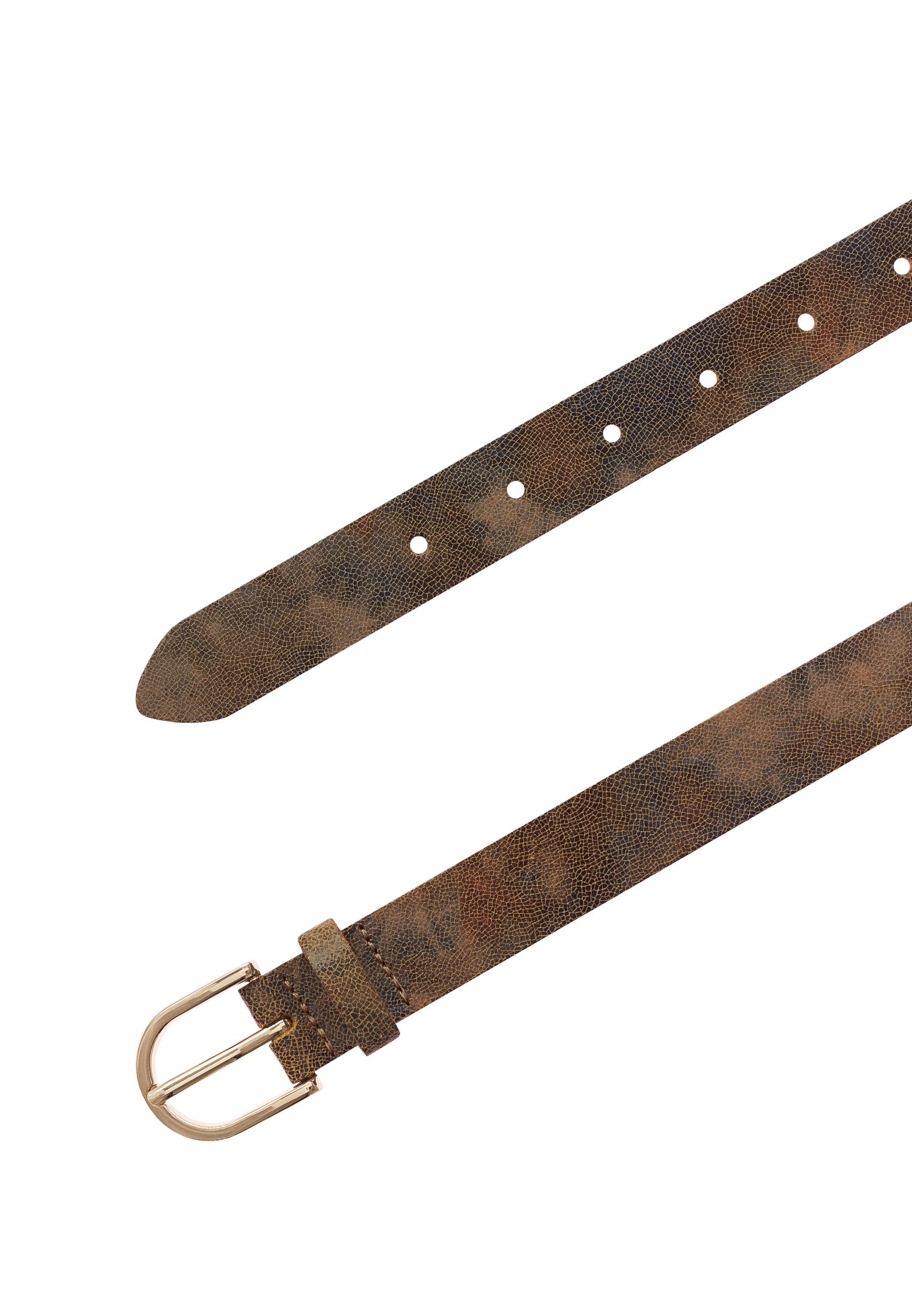 Tamaris Ledergürtel, Glänzende Schließe, 2,5 cm breit