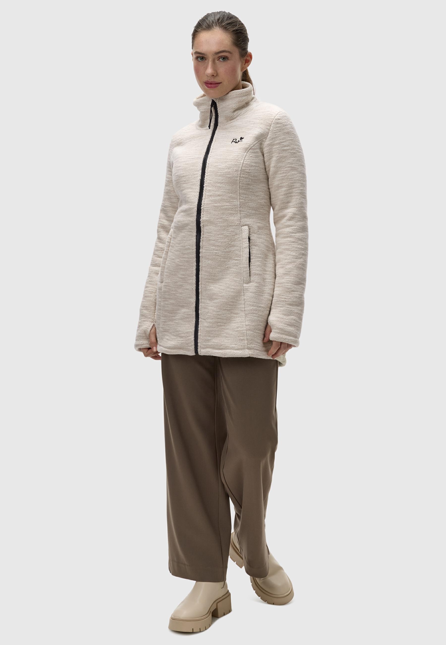 Ragwear Kapuzensweatjacke »Strickjacke Miram Melange«