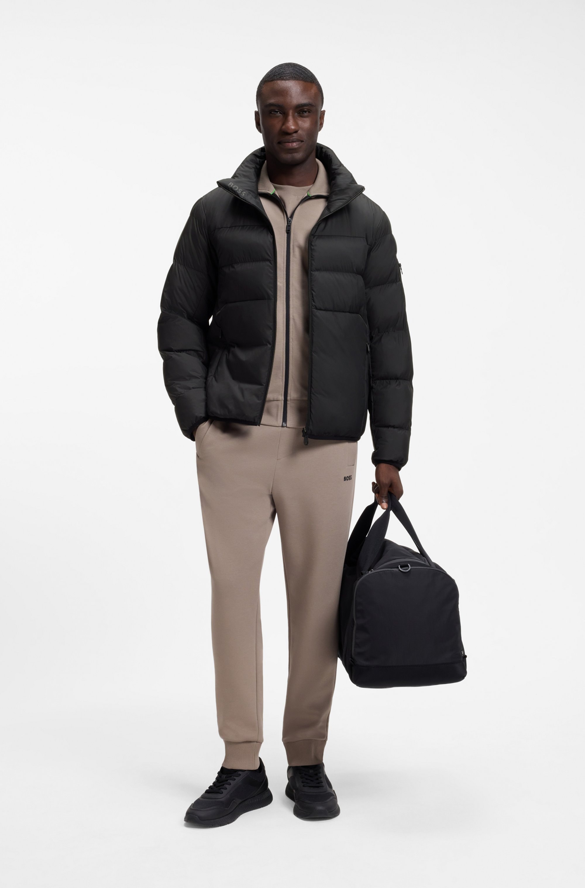 BOSS GREEN Steppjacke »OW_Urbanex Puffer 2« mit Stehkragen, wasserabweisend