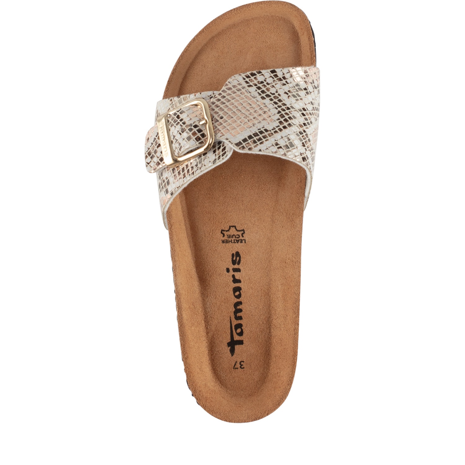 Tamaris Pantolette »CORRA«  , Sommerschuh, Schlappen mit verstellbarer Schnalle