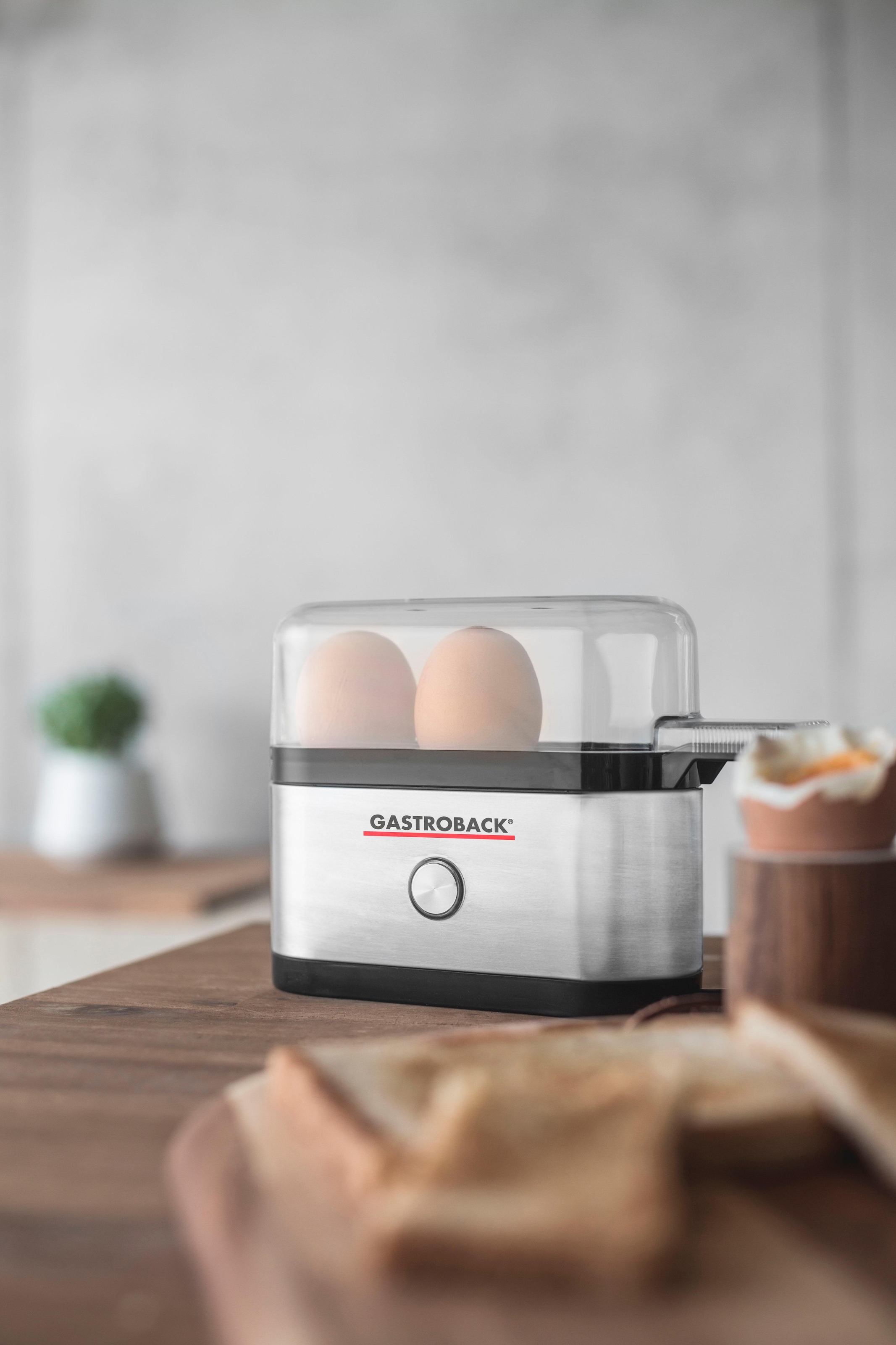 Gastroback Eierkocher »42800 Design Mini« für 3 Stk. Eier 350 W