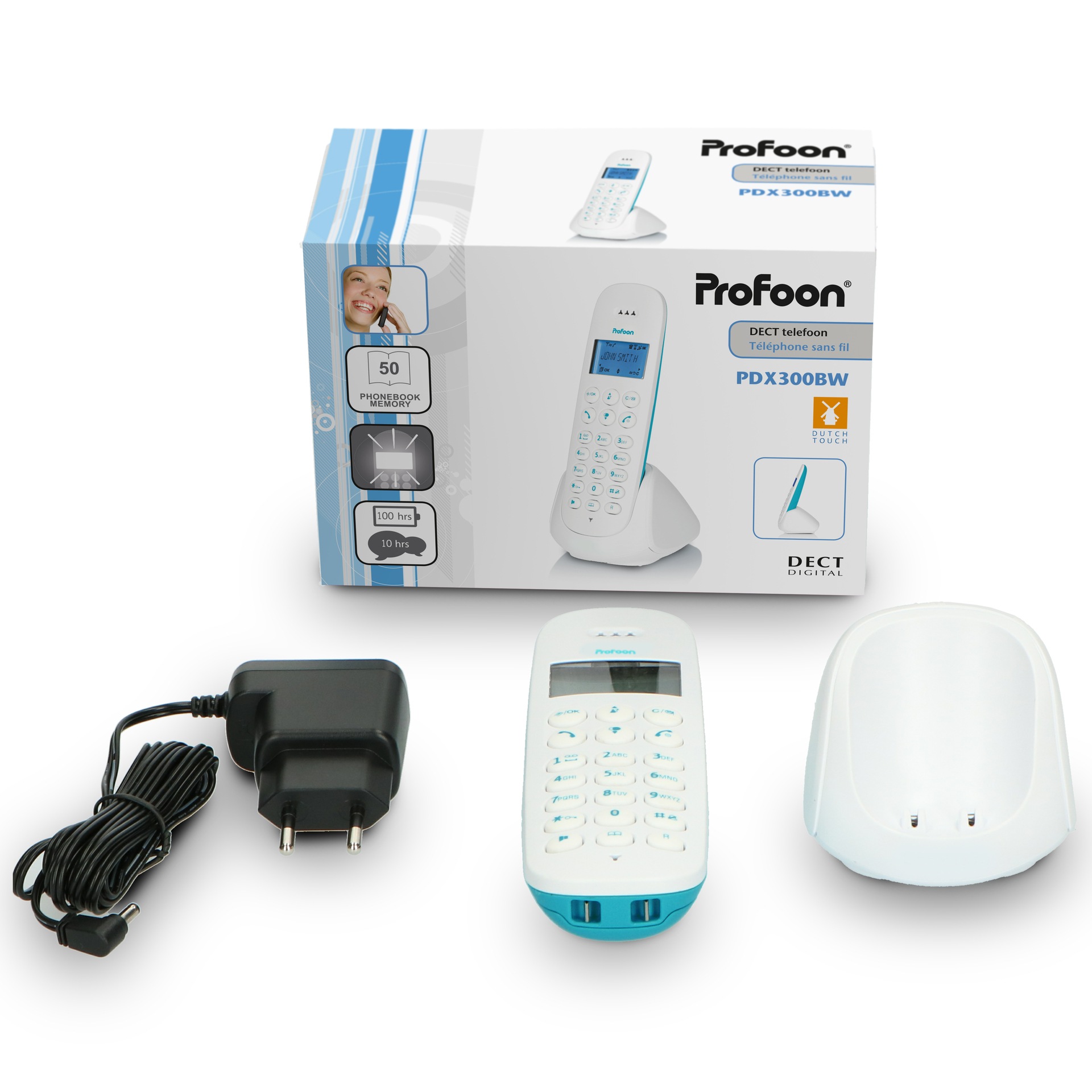 Profoon Schnurloses DECT-Telefon »PDX-300 - DECT-Telefon mit 1 Mobilteil«