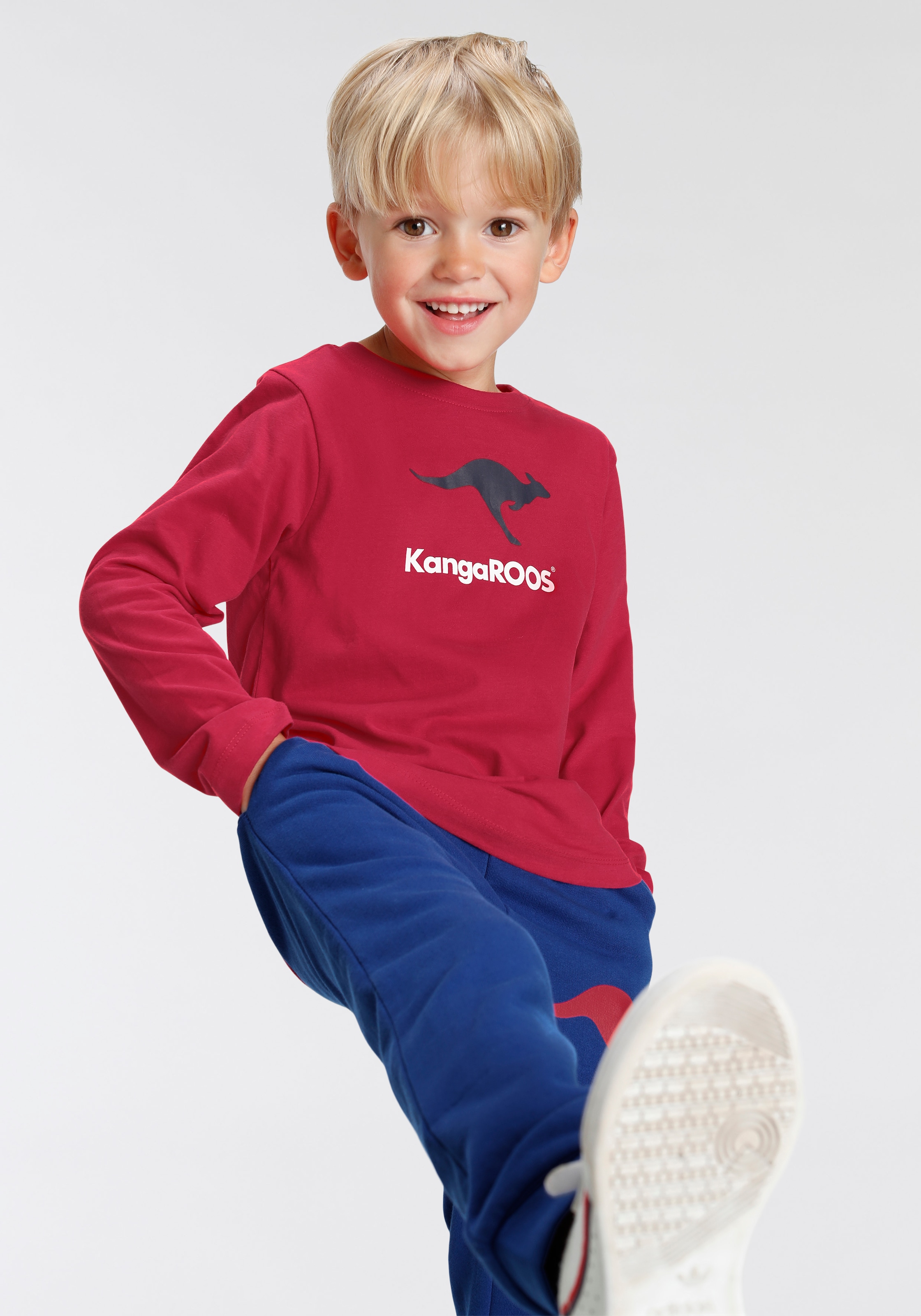 »Basic KangaROOS bei Langarmshirt Logo« OTTO