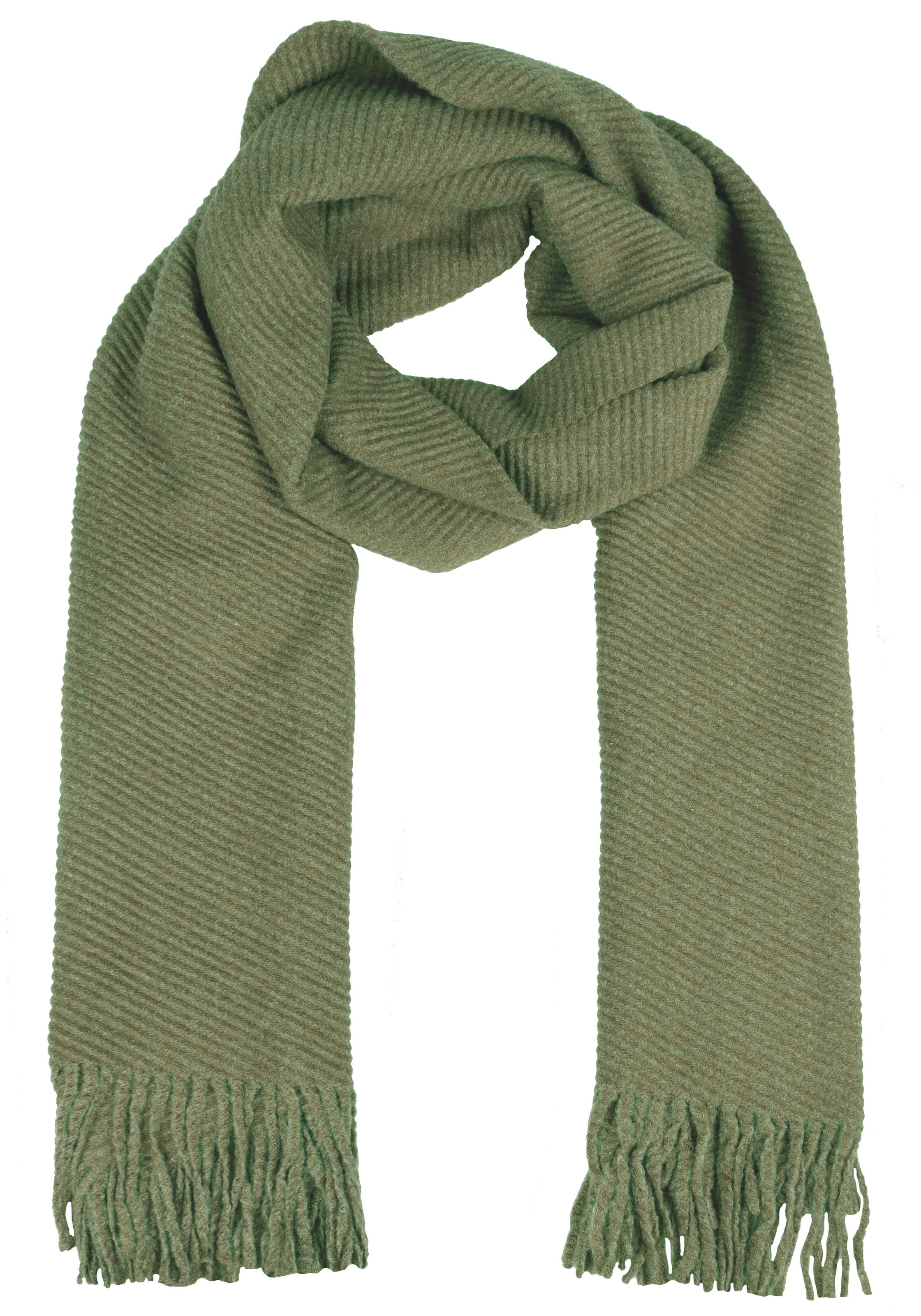 Capelli New York Damen Modeschal Fransenkante, wärmend