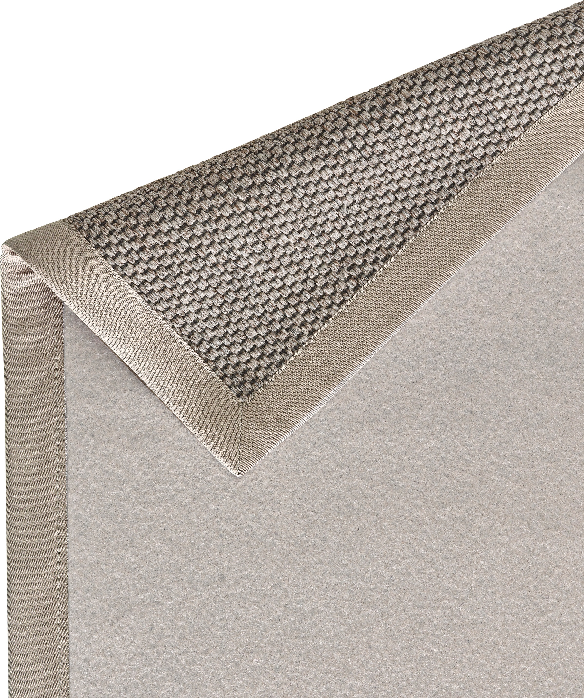 Dekowe Teppich »Naturana Panama«, rechteckig, 8 mm Höhe, Flachgewebe, meliert, Sisal-Optik, mit Bordüre, Wohnzimmer