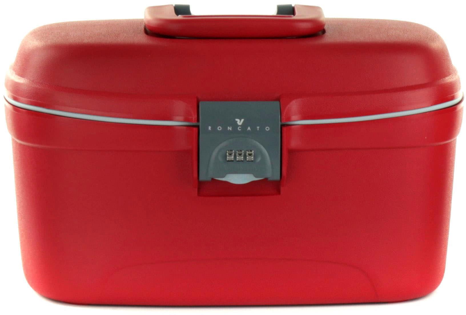 Beautycase »Light, rot«, Kulturtasche Handgepäck Schminkkoffer
