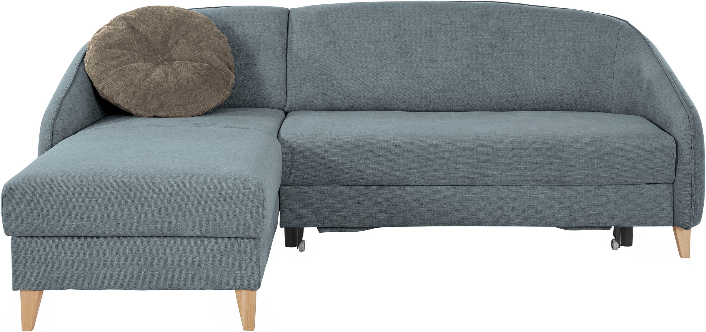 andas Ecksofa »Norik«, mit Bettfunktion und Bettkasten, besonders geeignet für kleinere Räume