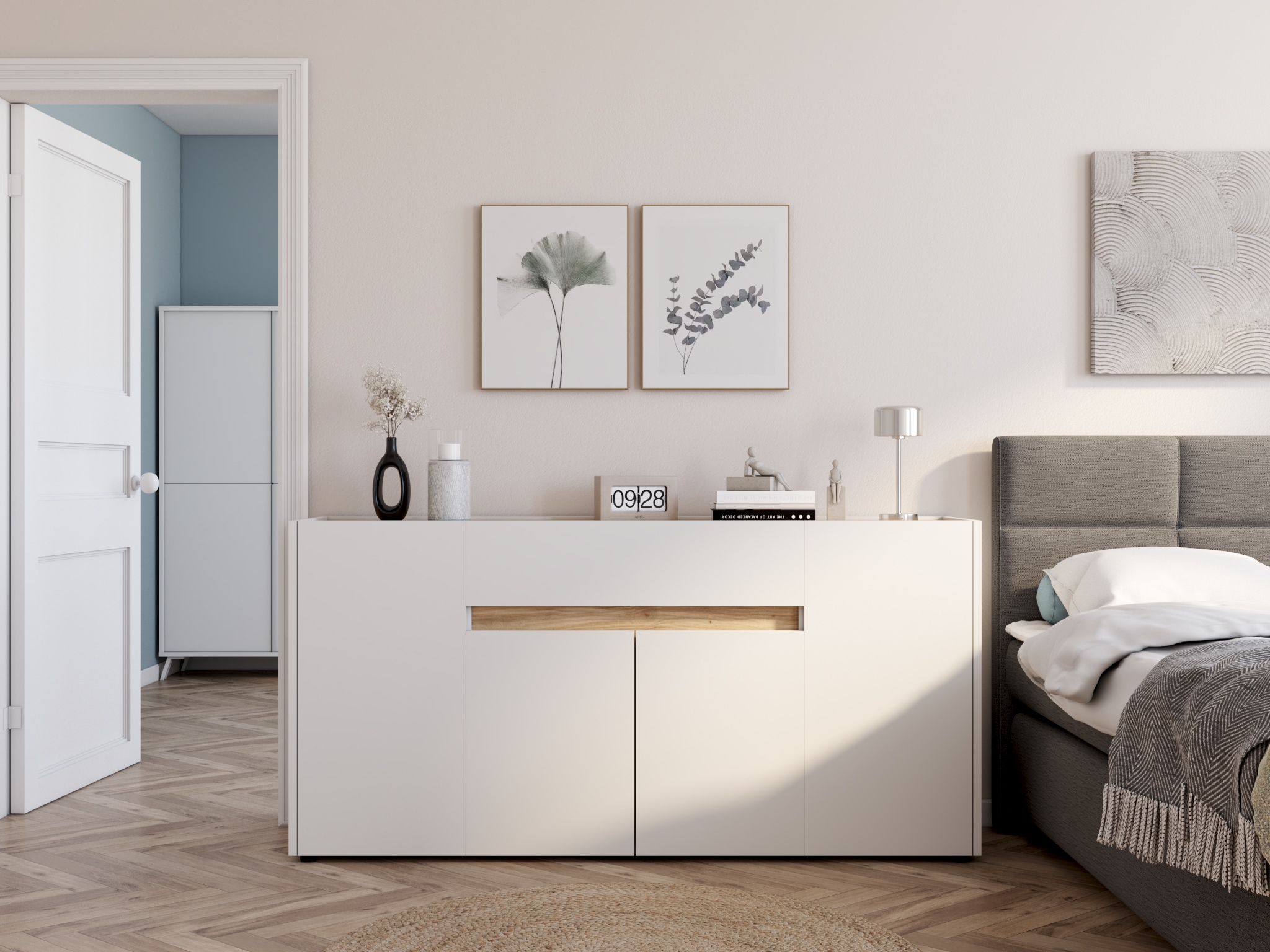 LeGer Home by Lena Gercke Leinwandbild »Sundowner« Abstrakt | Abstrakte | Kunst | Modern | Wüste | klassische Fantasie 1 Stk. tlg. Premium-Leinwandstoff, Handarbeit aus Deutschland