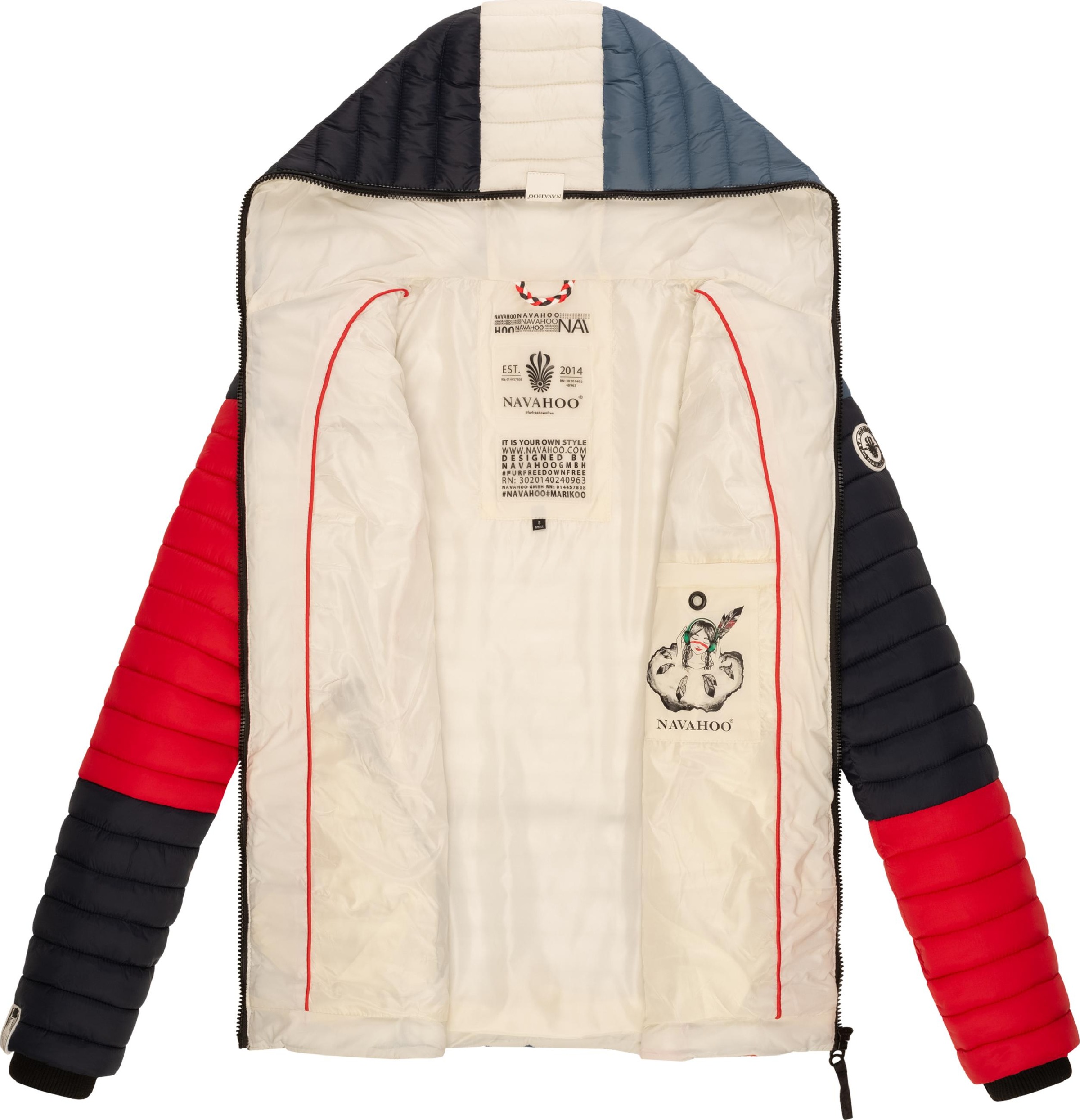 Navahoo Steppjacke »Steppjacke Multikulti«