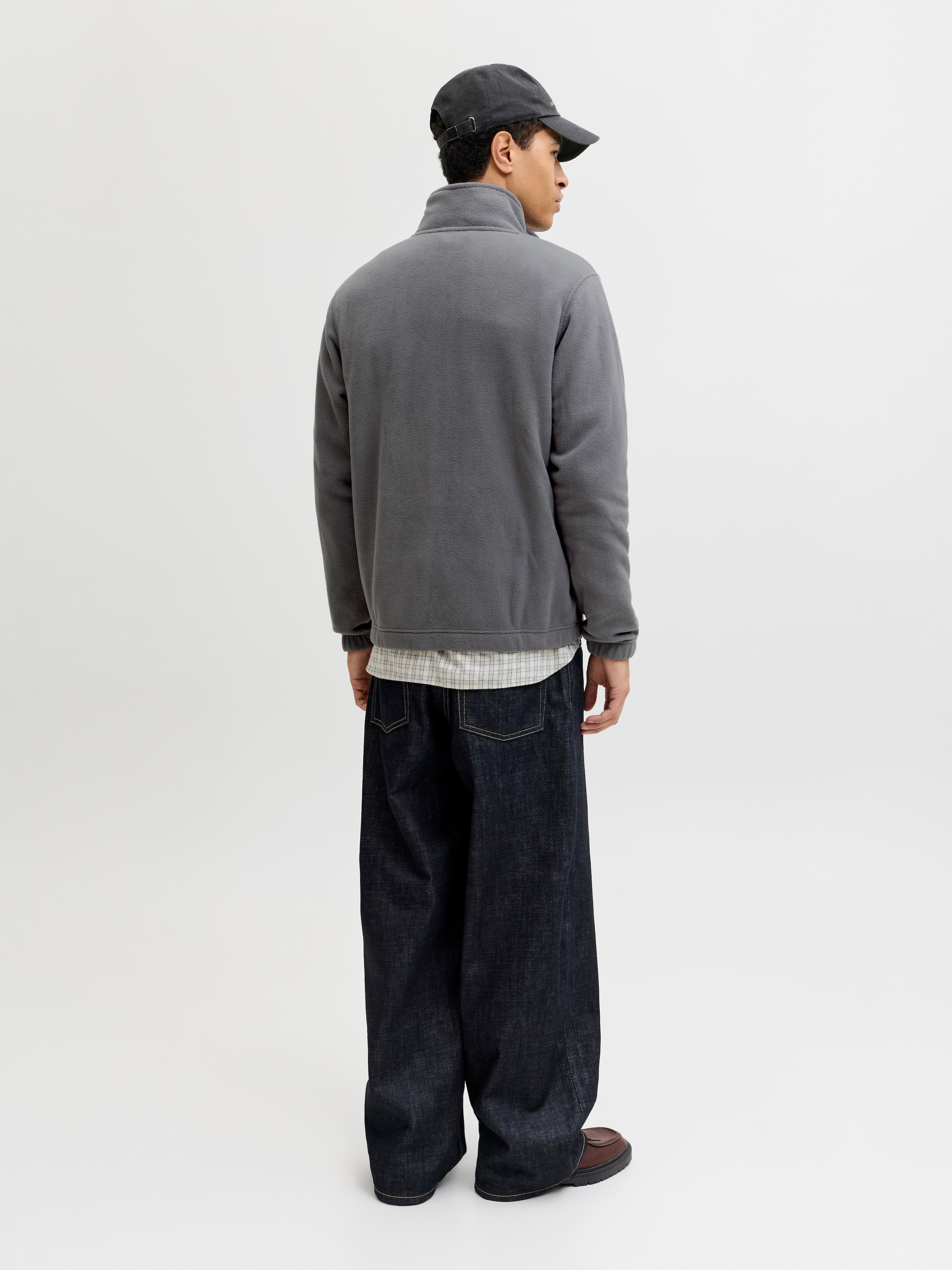 Jack & Jones Fleecepullover »JJSOHO HALFZIP FLEECE«, Kunstfaser, relaxed fit

