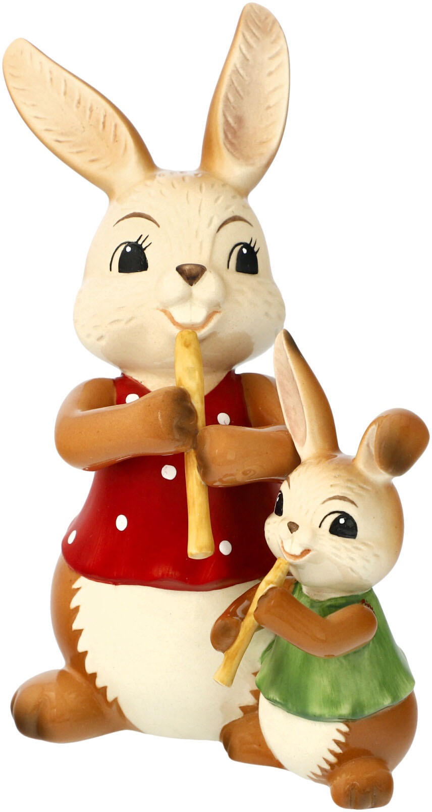 Goebel Osterhase »Flötenduo«, Sammelfigur aus Steingut