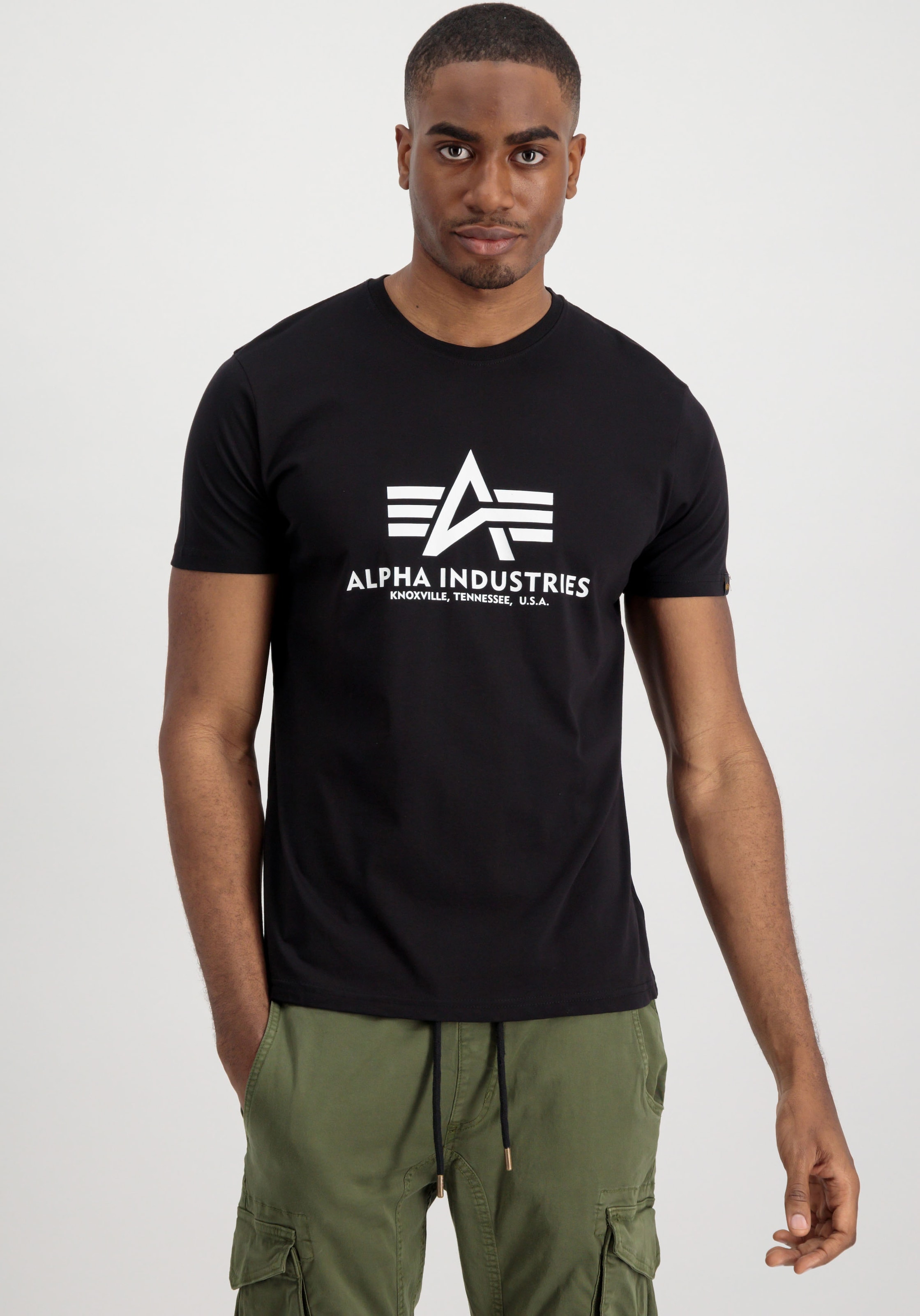 Alpha Industries Rundhalsshirt »Basic T 2 Pack«, (Set, 2 tlg.)