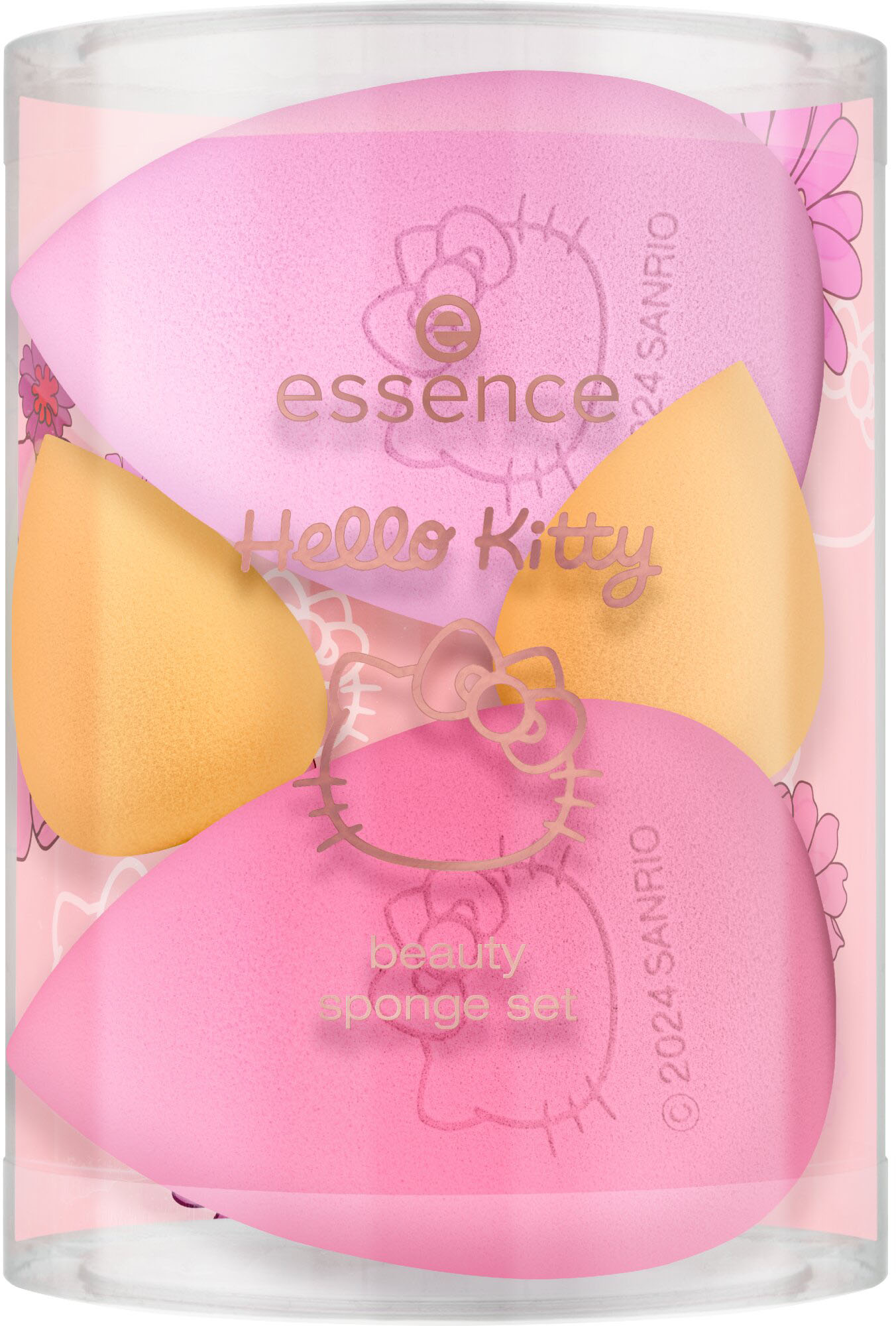 Essence Damen Make-up Schwamm »Hello Kitty beauty sponge set« mit cremiger Textur in rosa, Größe 0