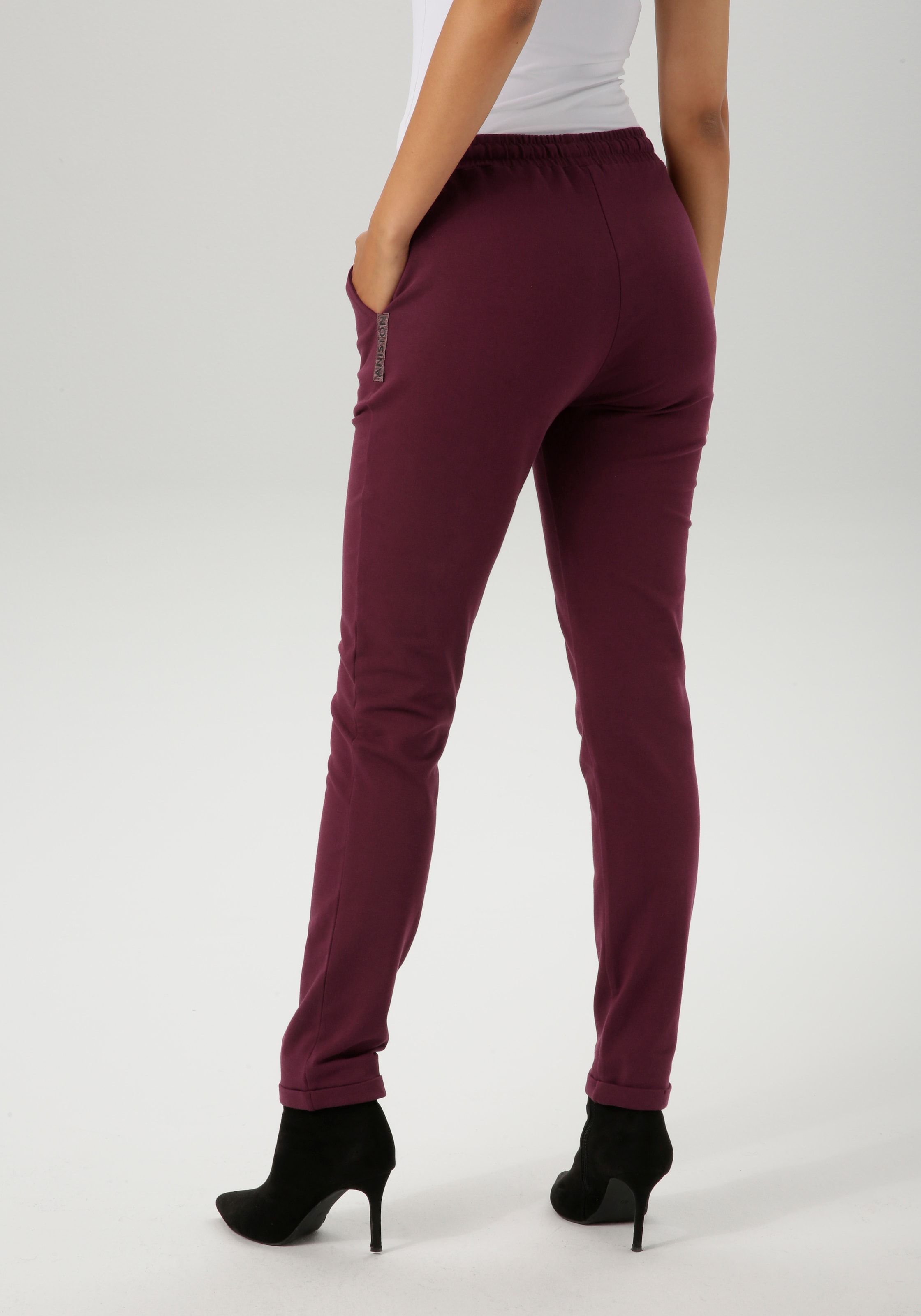 Aniston CASUAL Schlupfhose, mit seitlichem ANISTON-Label