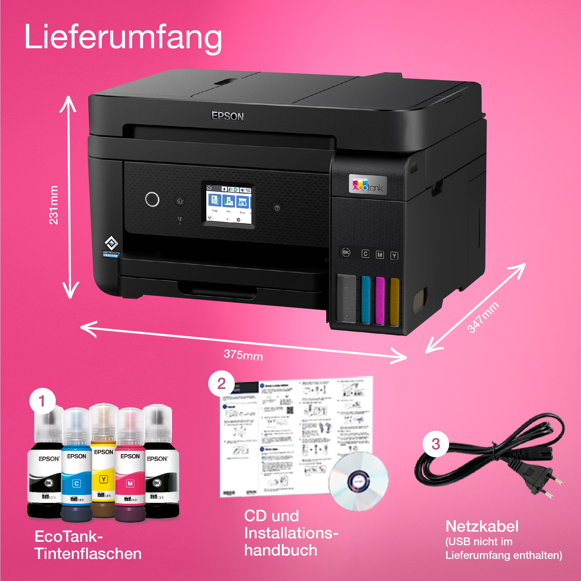 Epson Multifunktionsdrucker »EcoTank ET-4850«